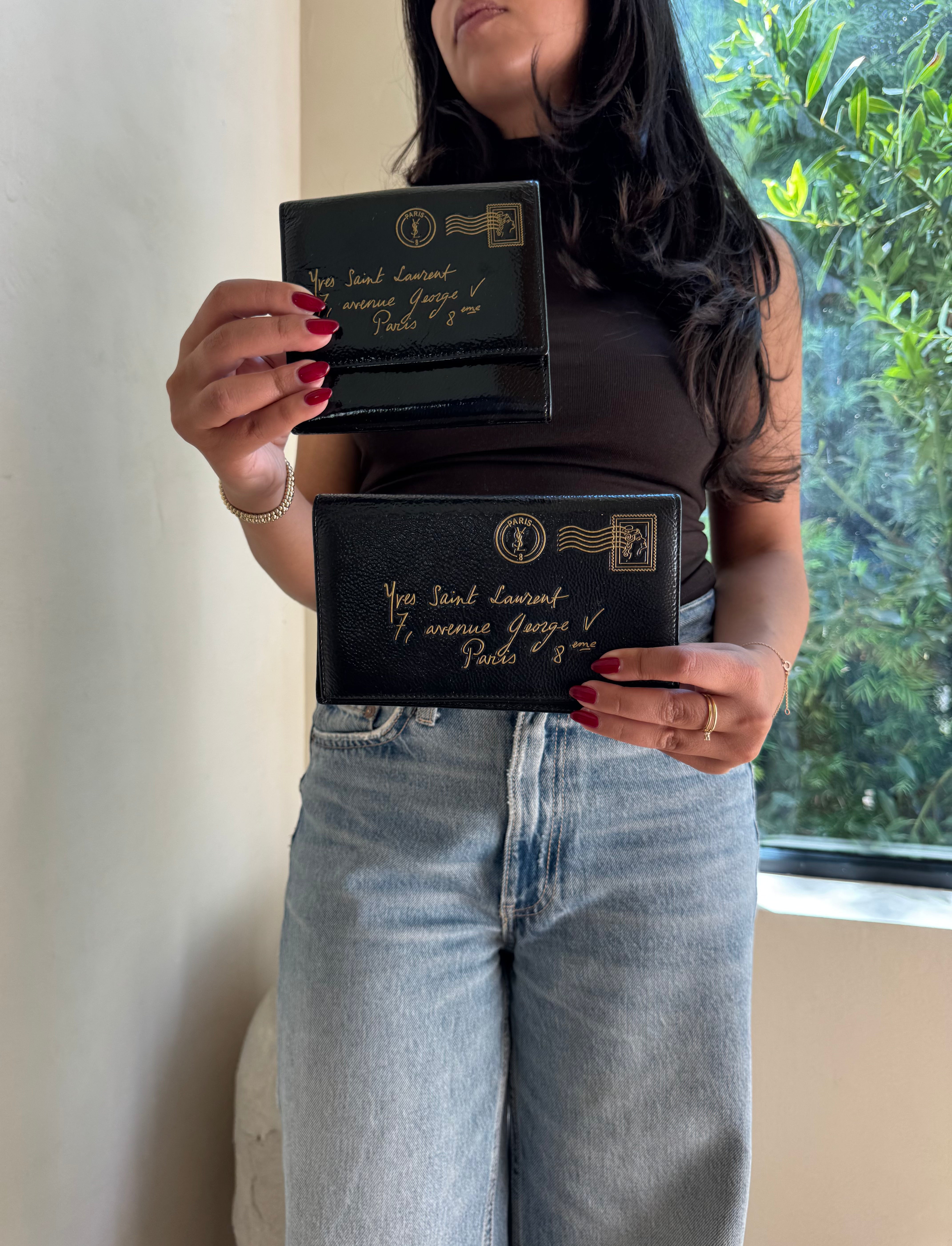 YSL Vintage Mailer Wallet