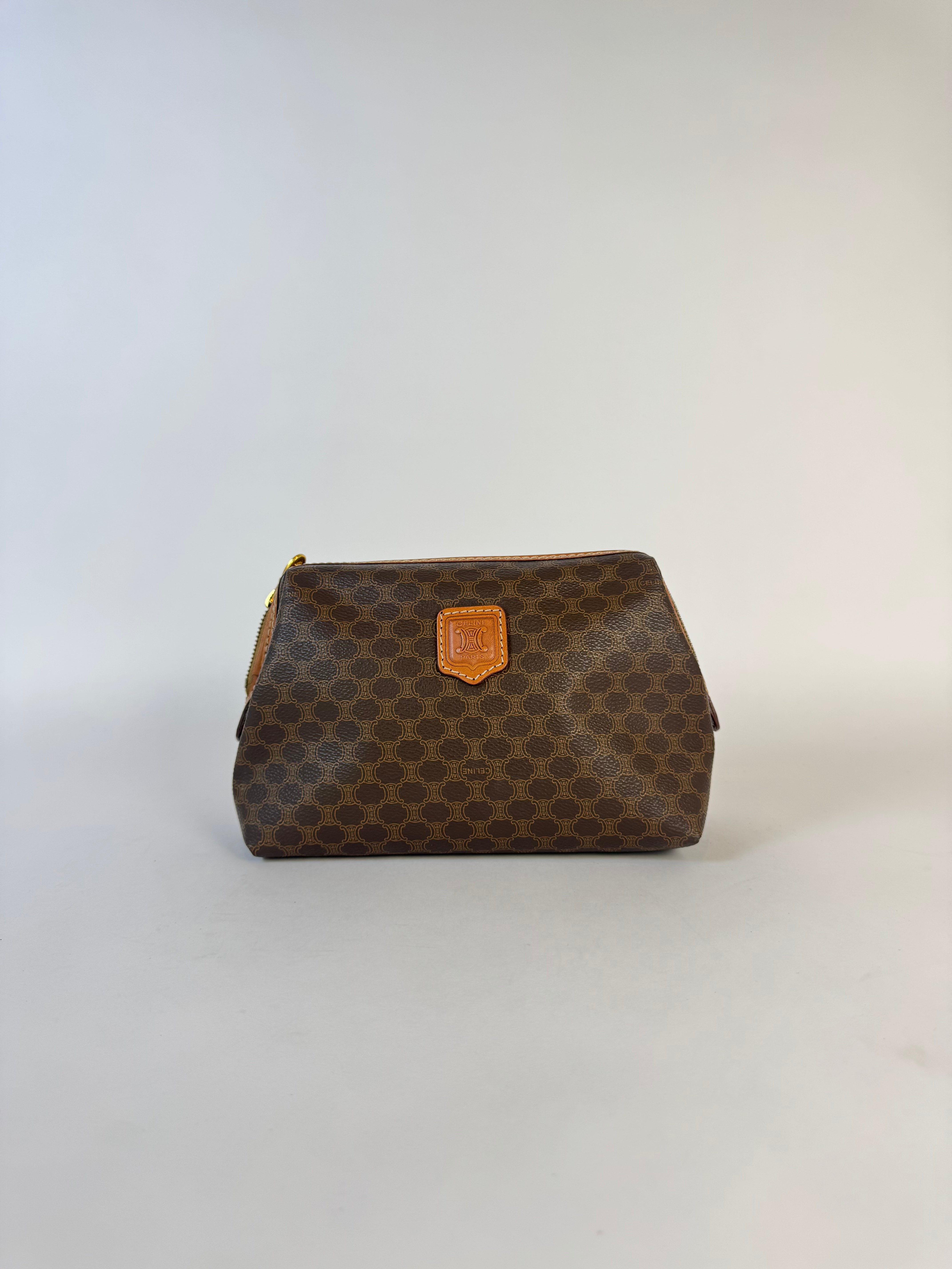Celine Vintage Macadam Pouch Large