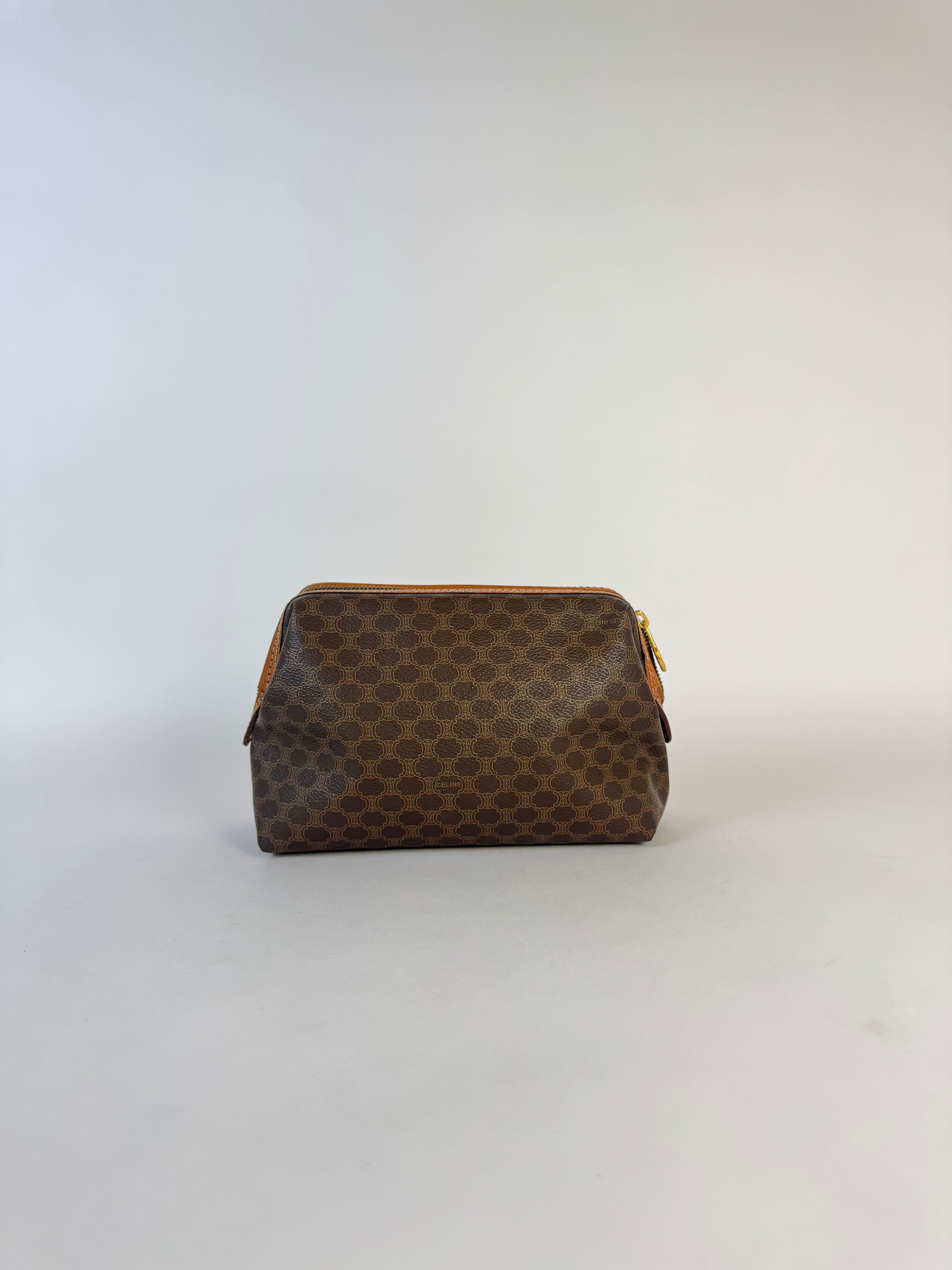 Celine Vintage Macadam Pouch Large