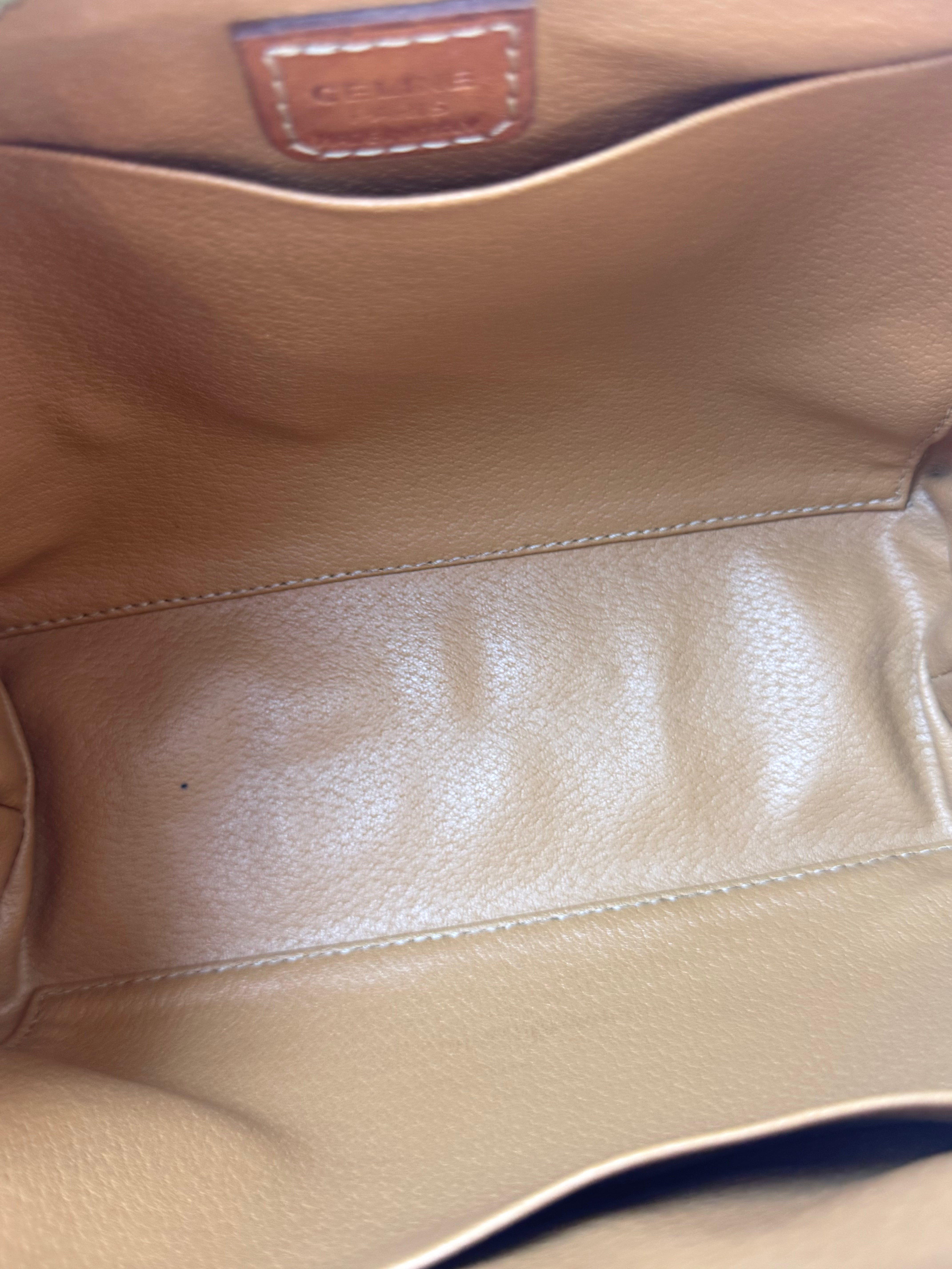 Celine Vintage Macadam Pouch Large