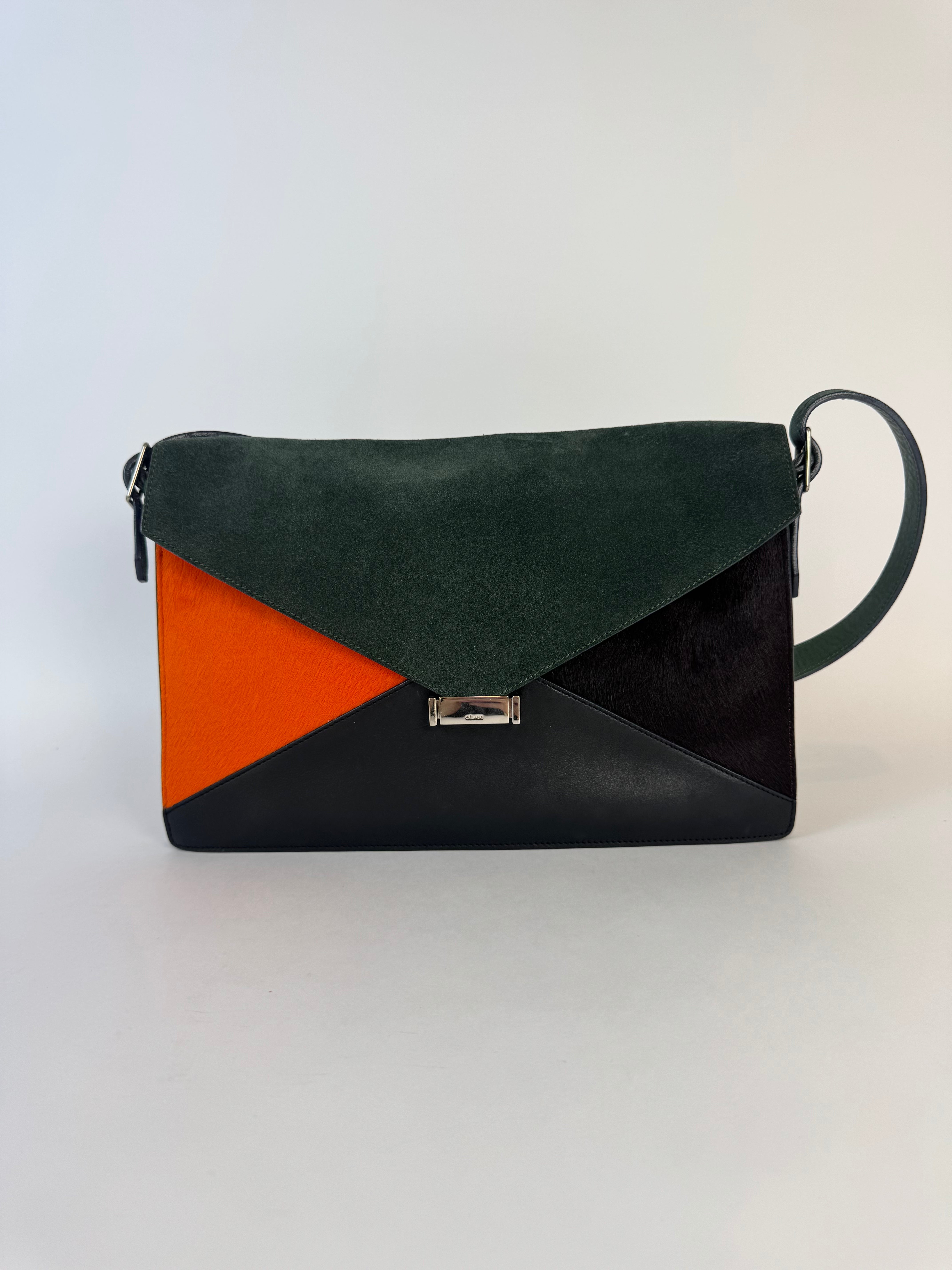 Celine Vintage Suede Shoulder Bag