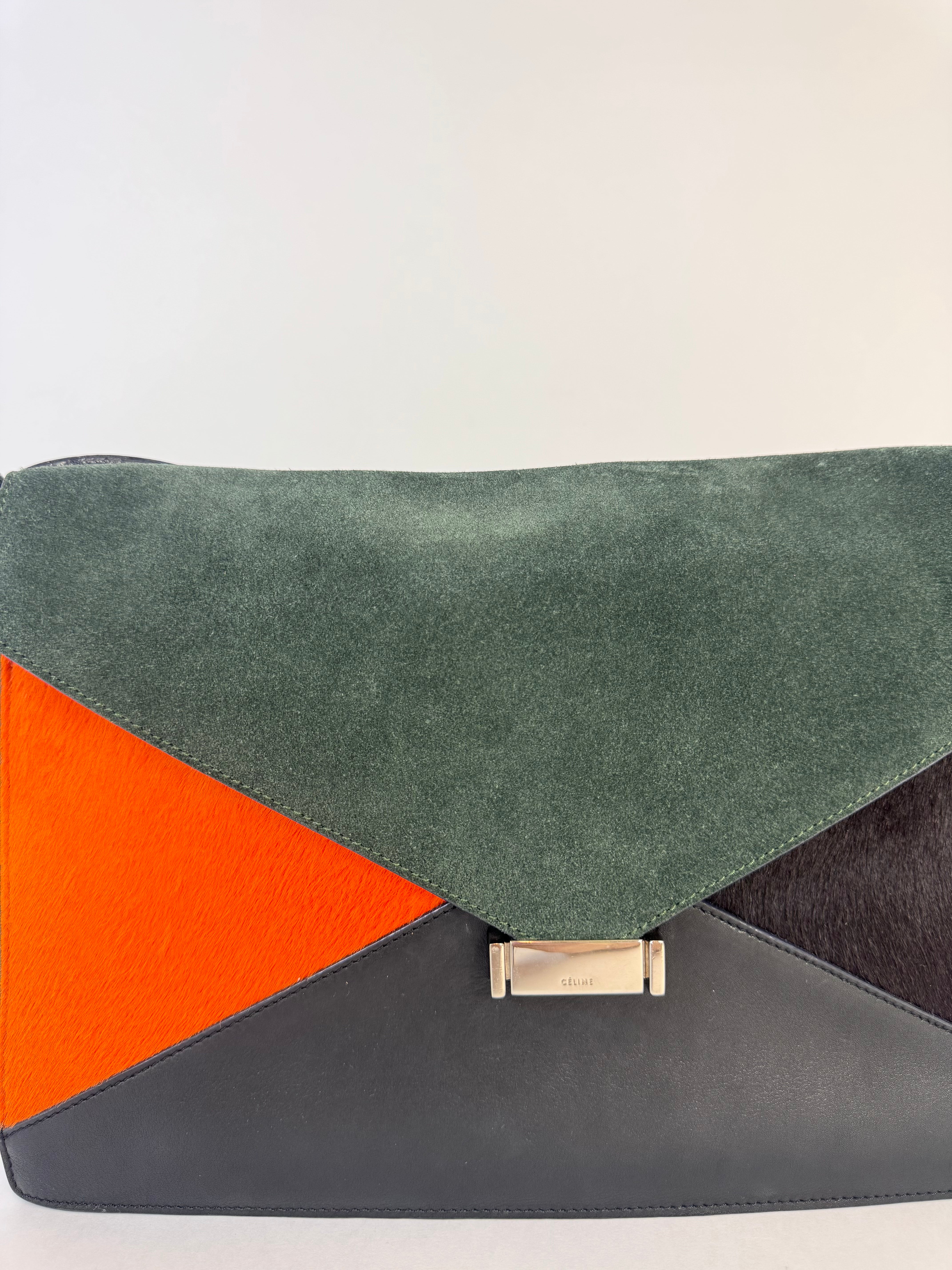 Celine Vintage Suede Shoulder Bag