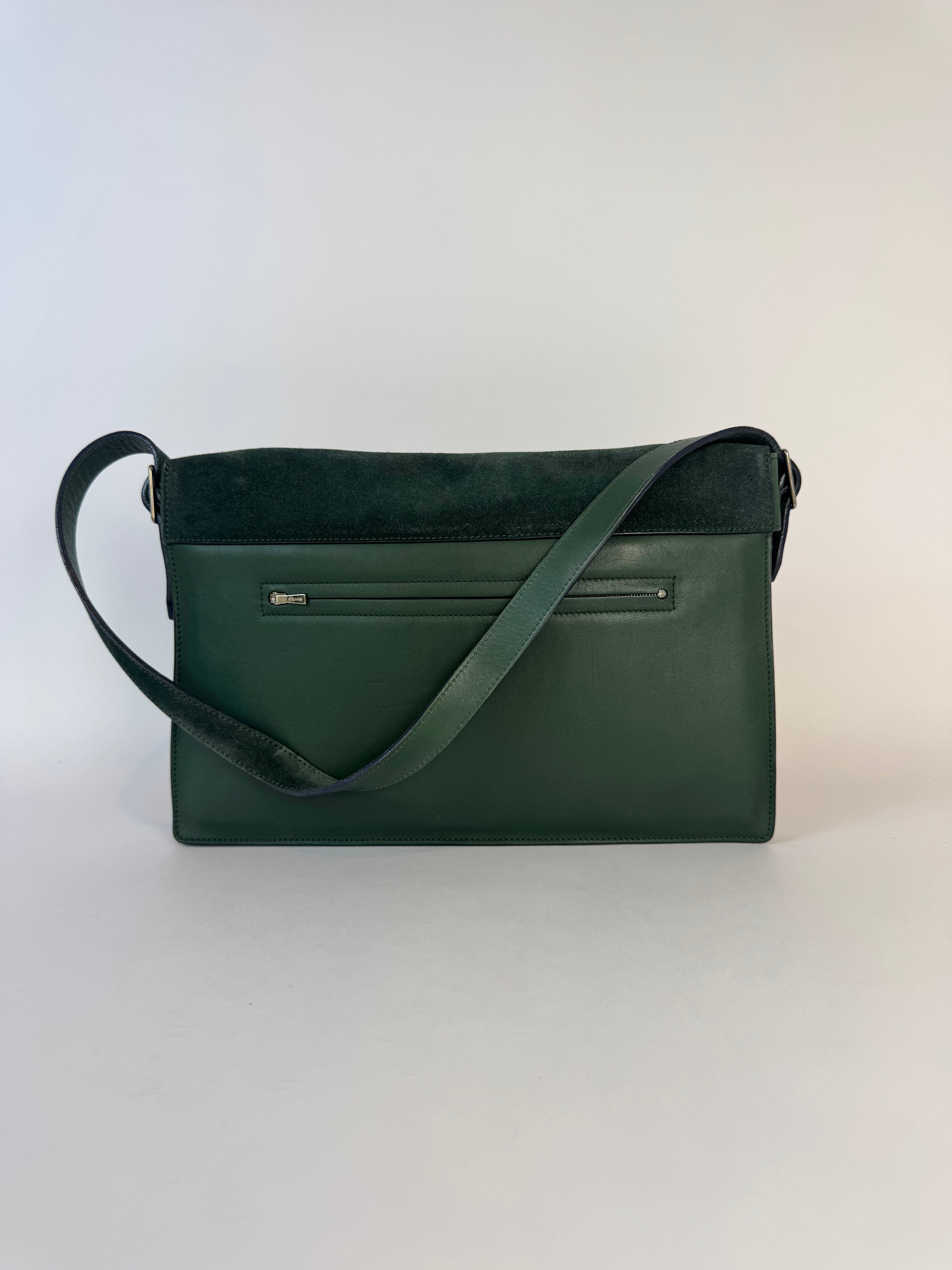 Celine Vintage Suede Shoulder Bag