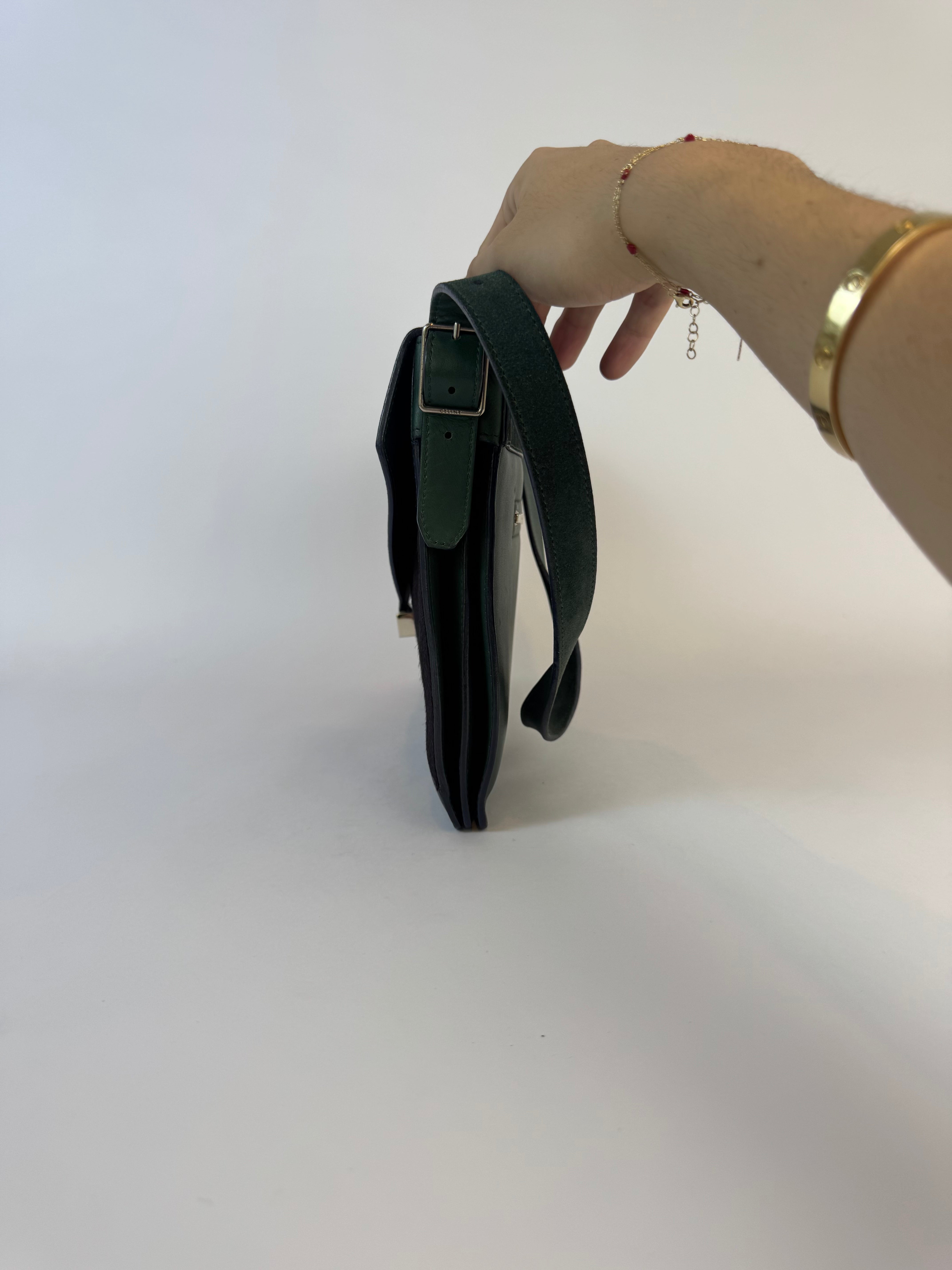 Celine Vintage Suede Shoulder Bag