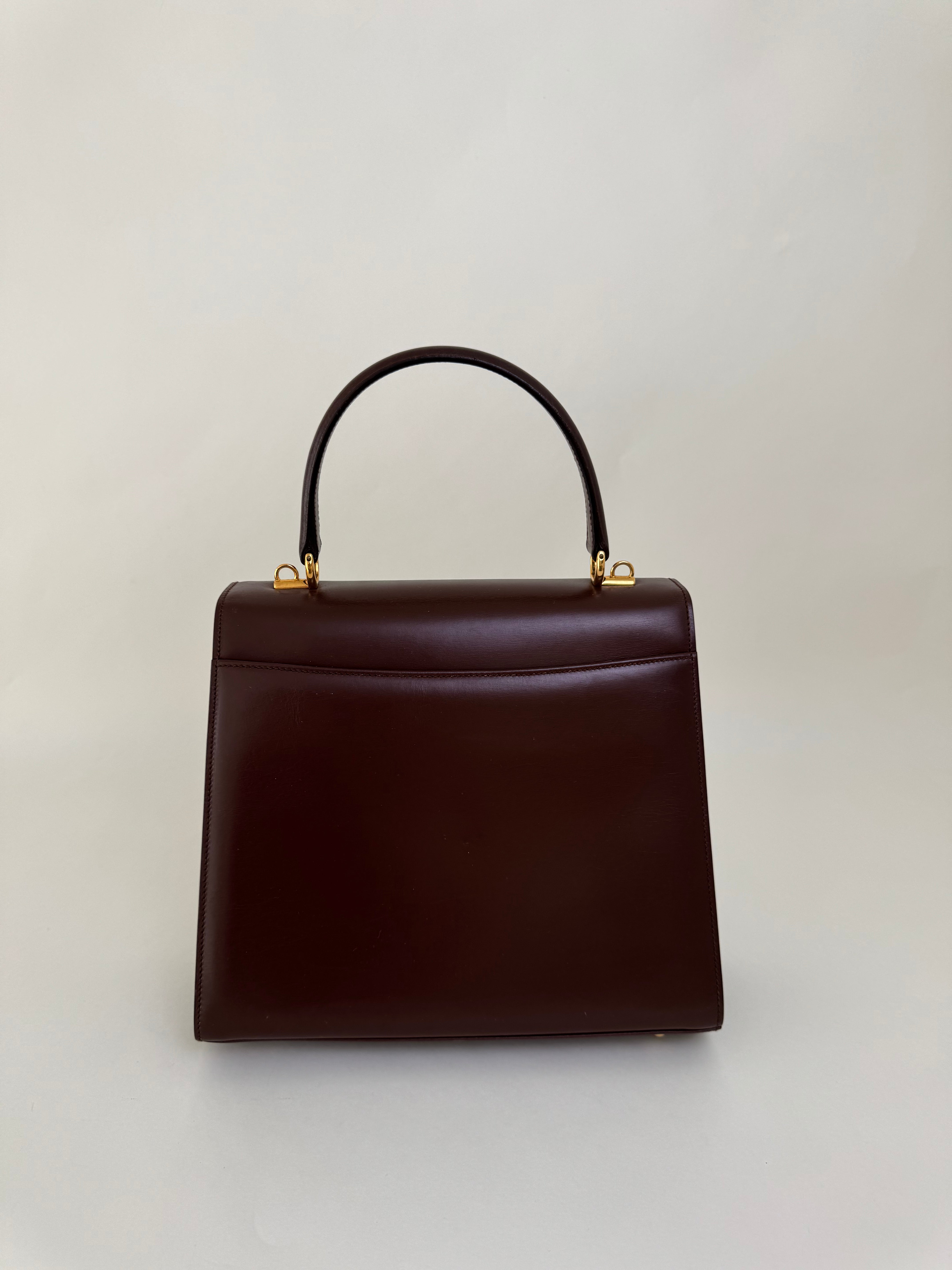 Gucci Brown Leather Handbag/Shoulder Bag