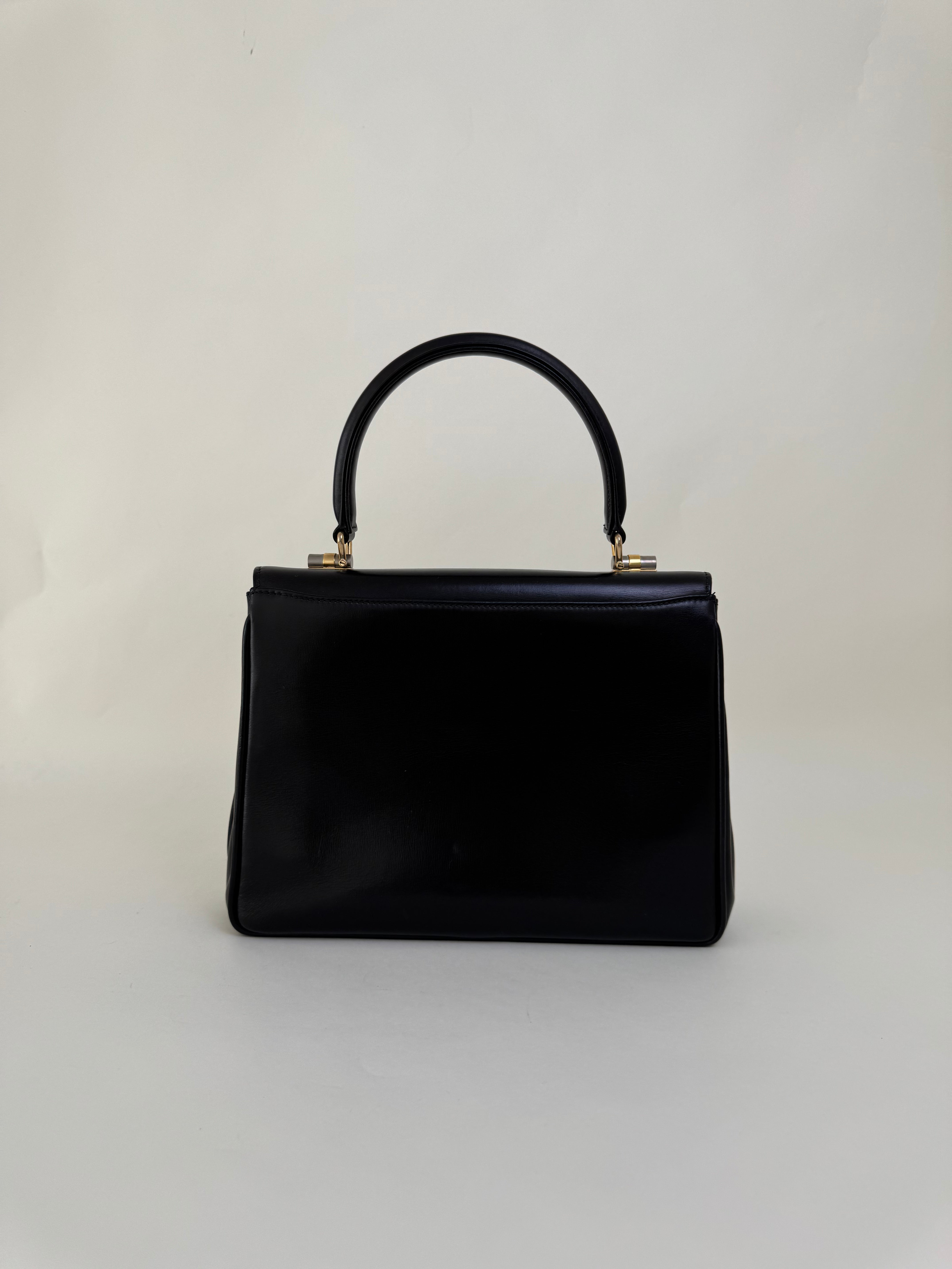 Gucci Black Leather Handbag