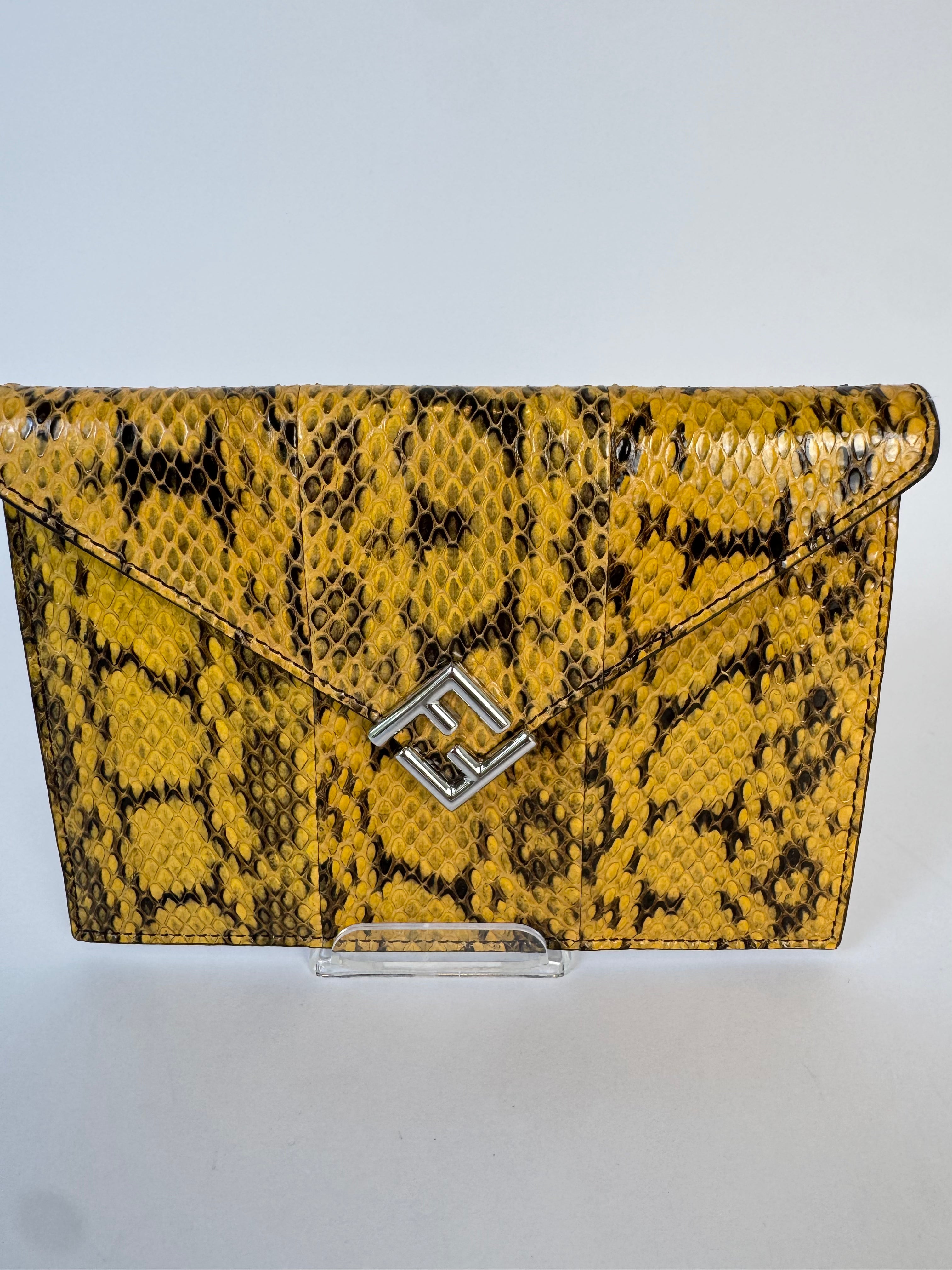 Fendi Python Envelope Wallet