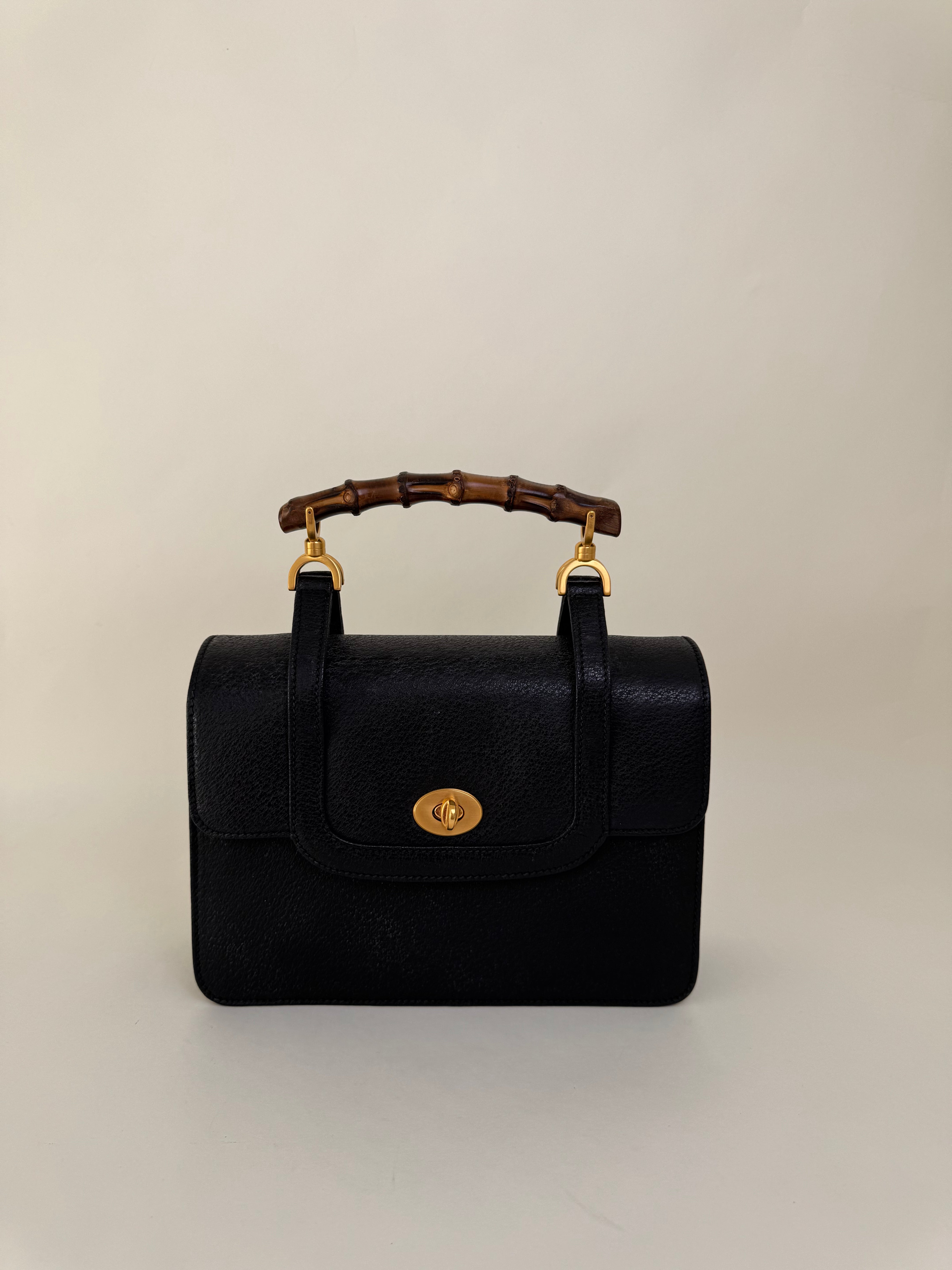 Gucci Bamboo Handbag Black