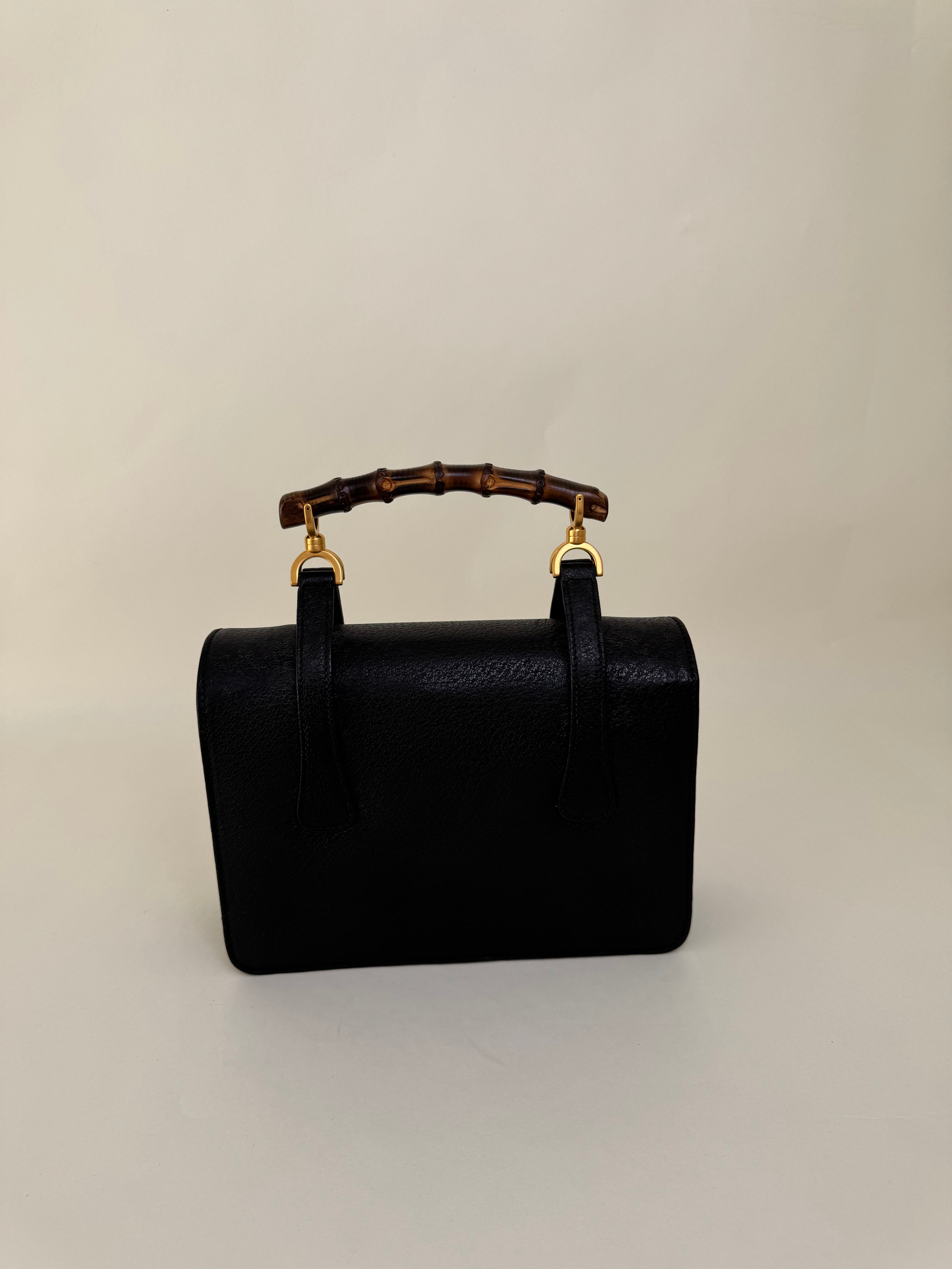 Gucci Bamboo Handbag Black