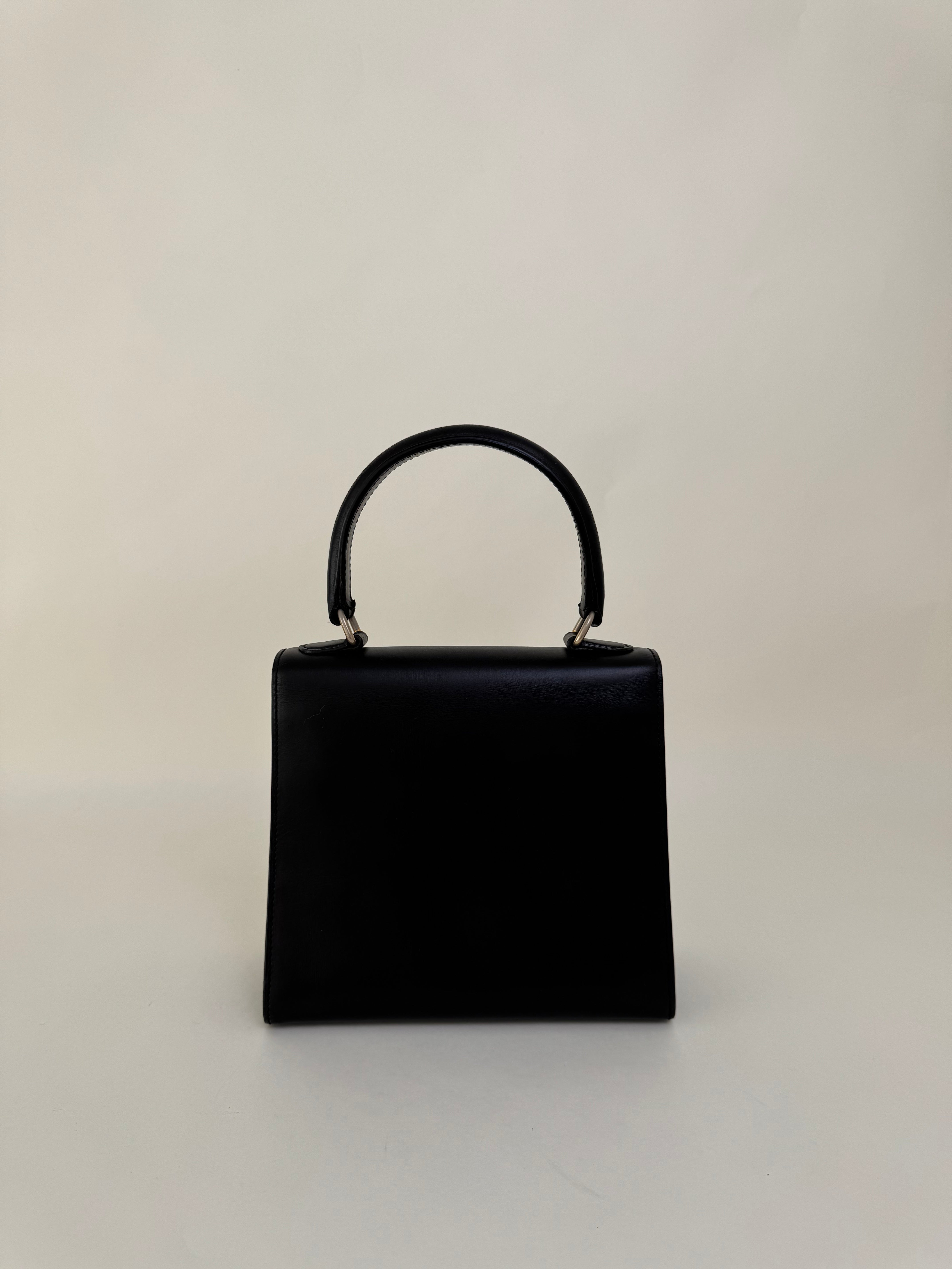 Celine Black Leather Handbag