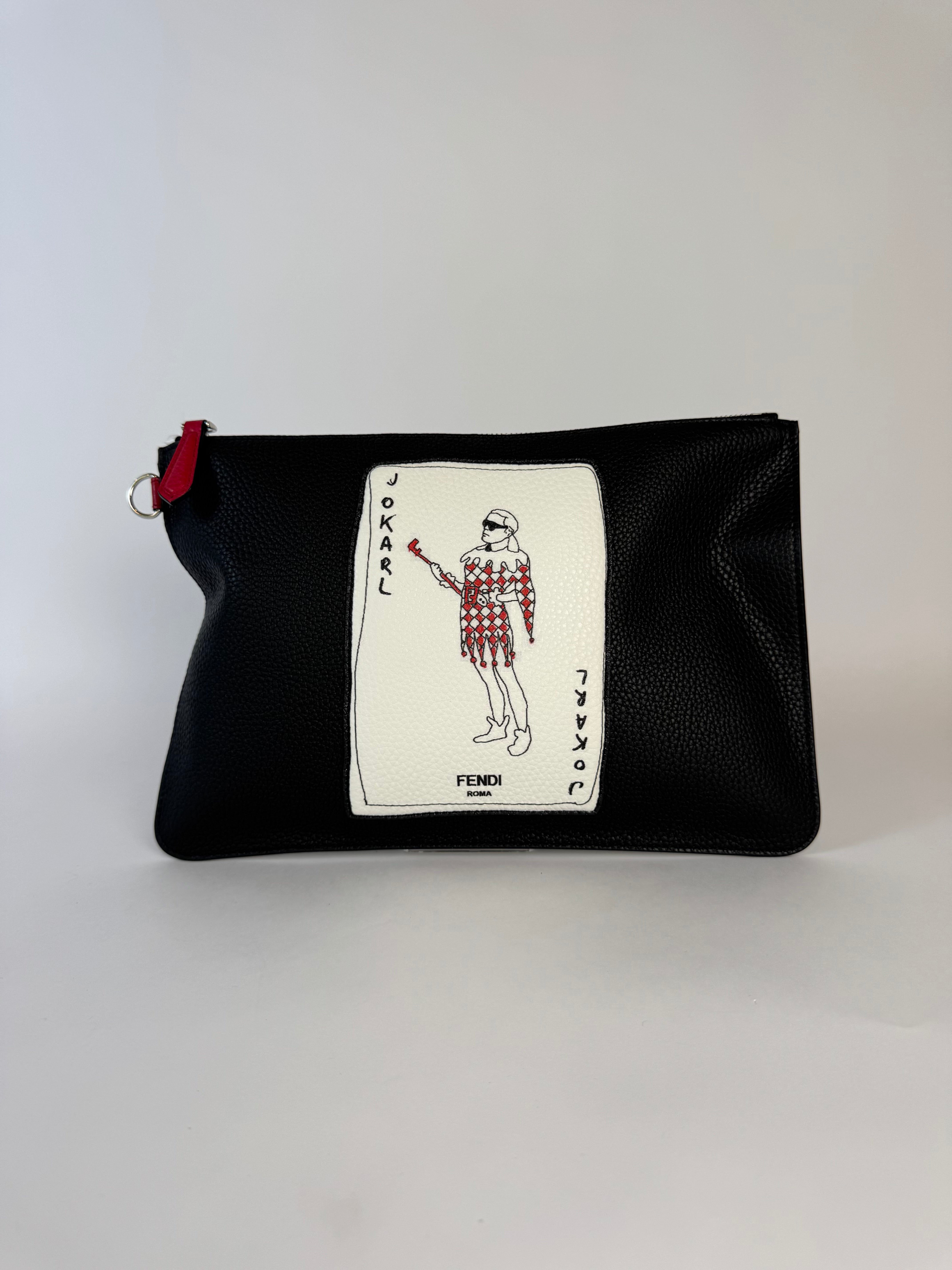 Fendi Karl Joker Clutch Rare