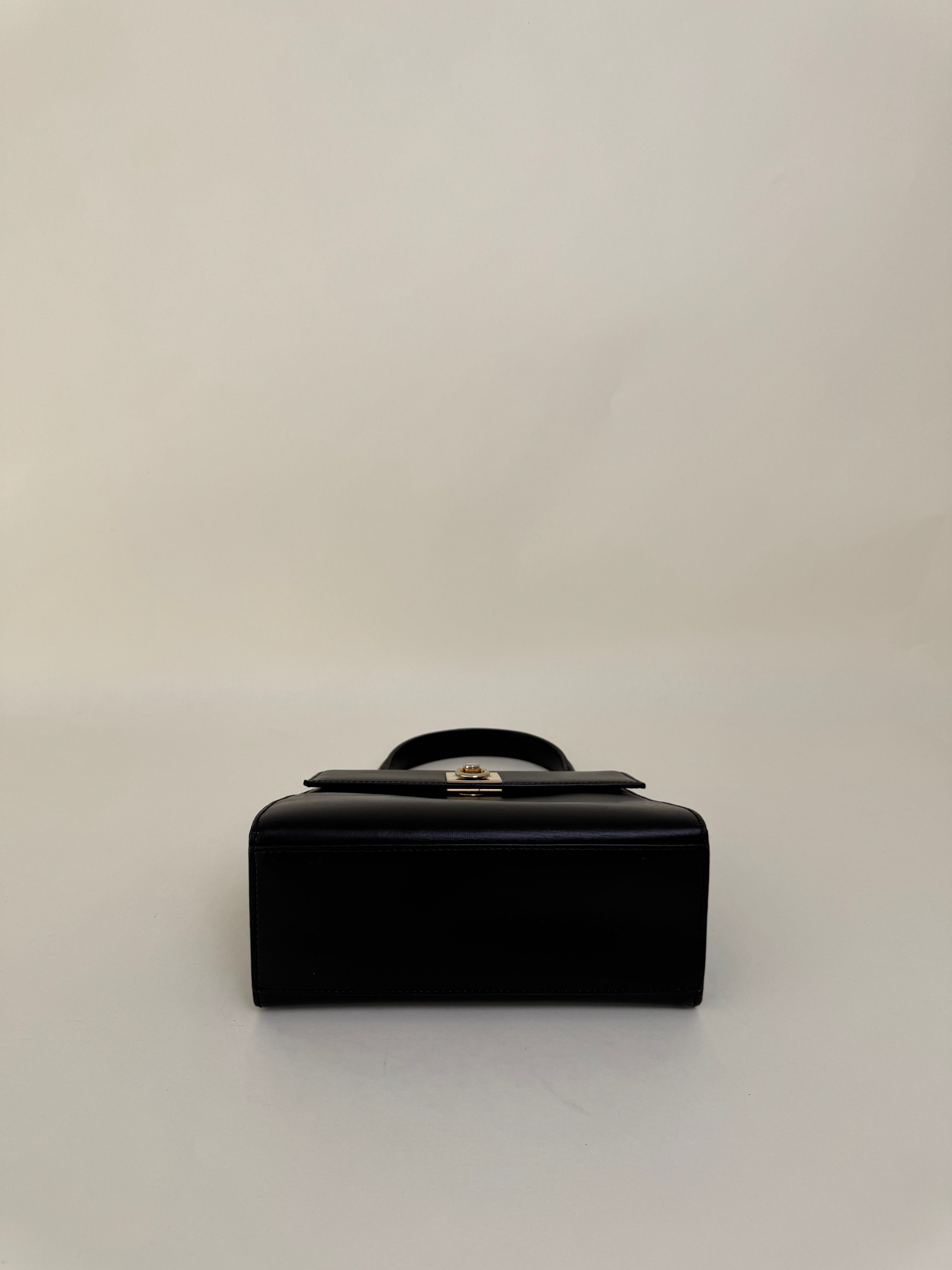 Celine Black Leather Handbag