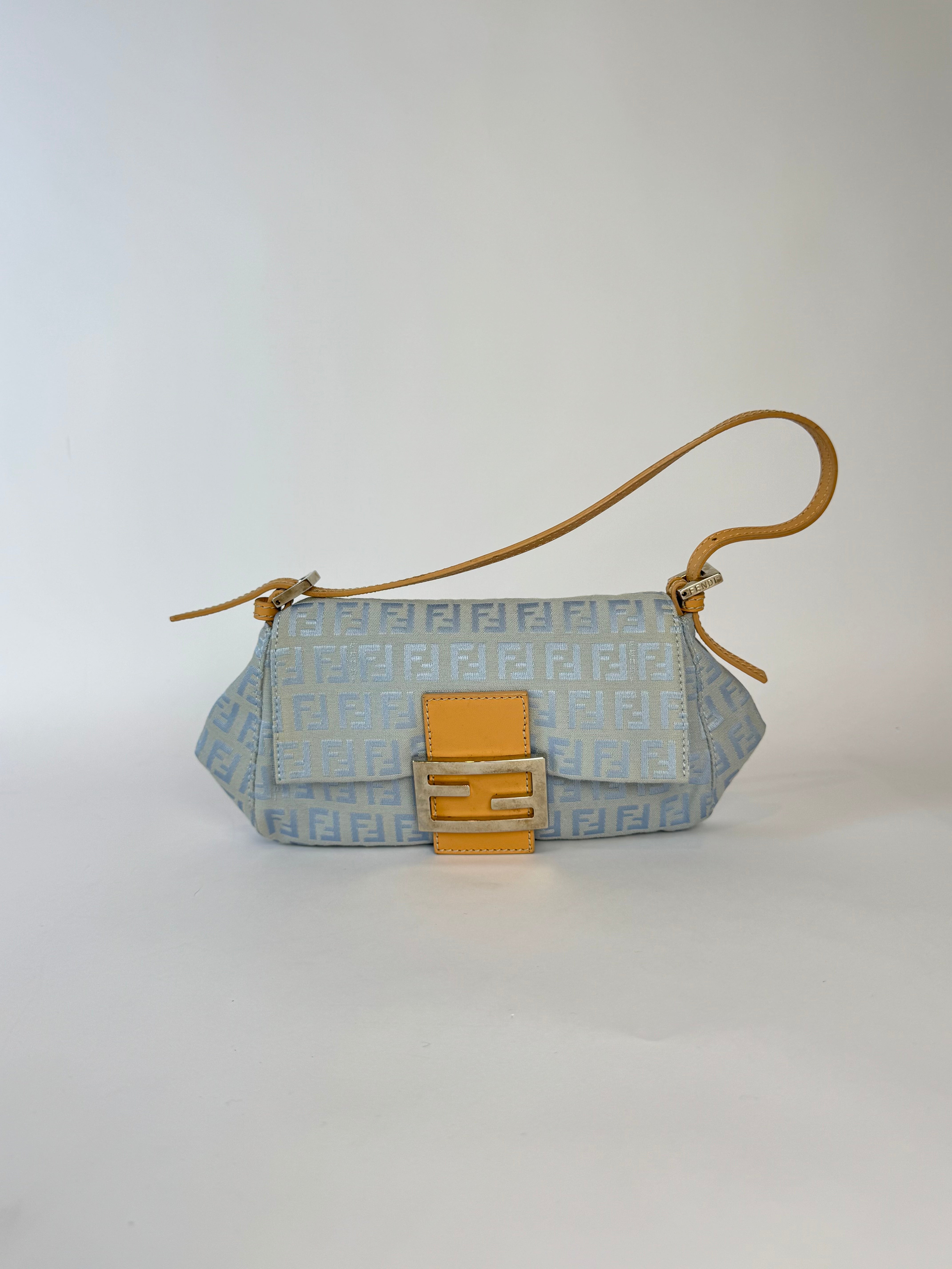 Fendi FF Zucca Canvas Mama Baguette