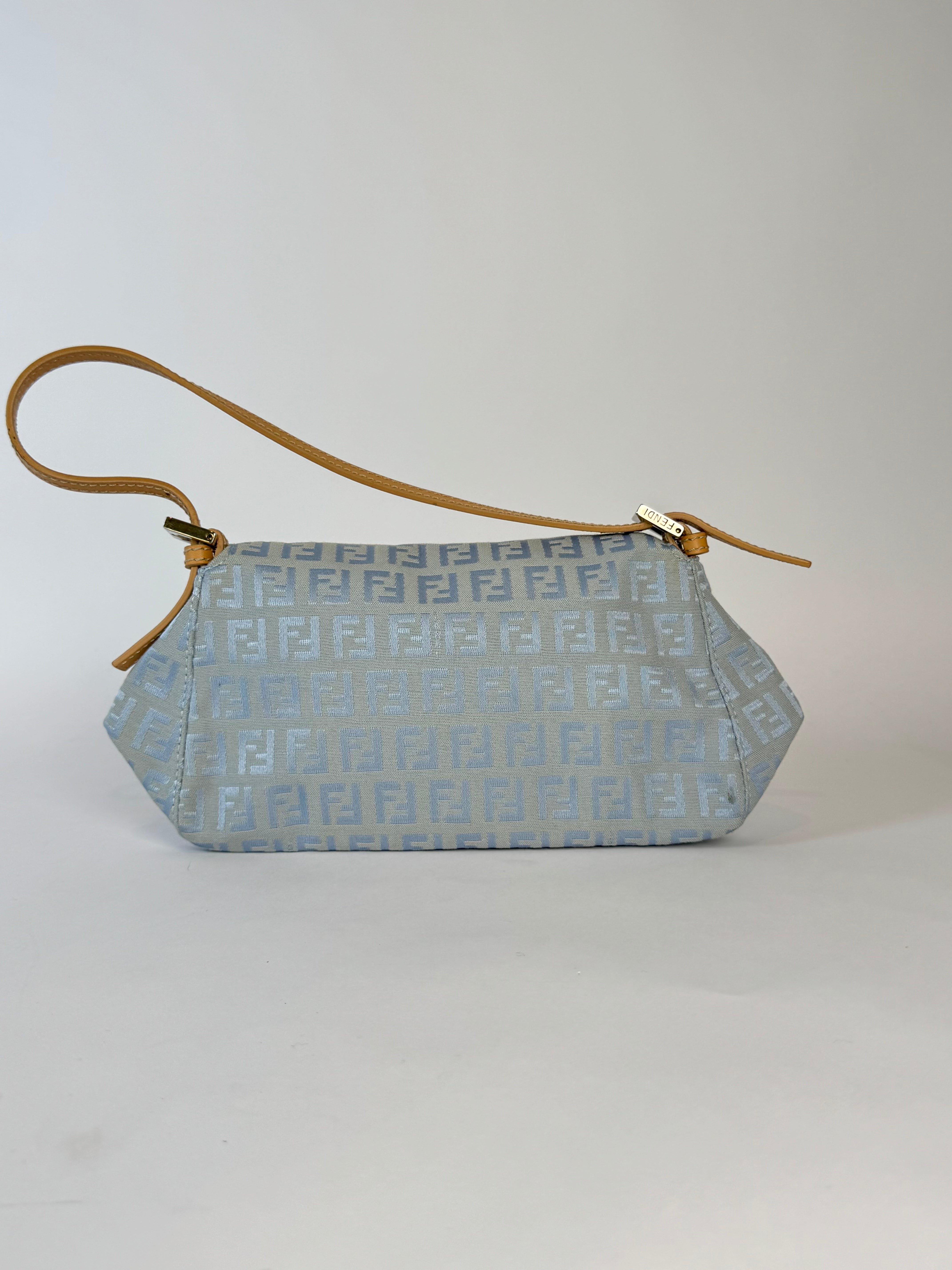 Fendi FF Zucca Canvas Mama Baguette