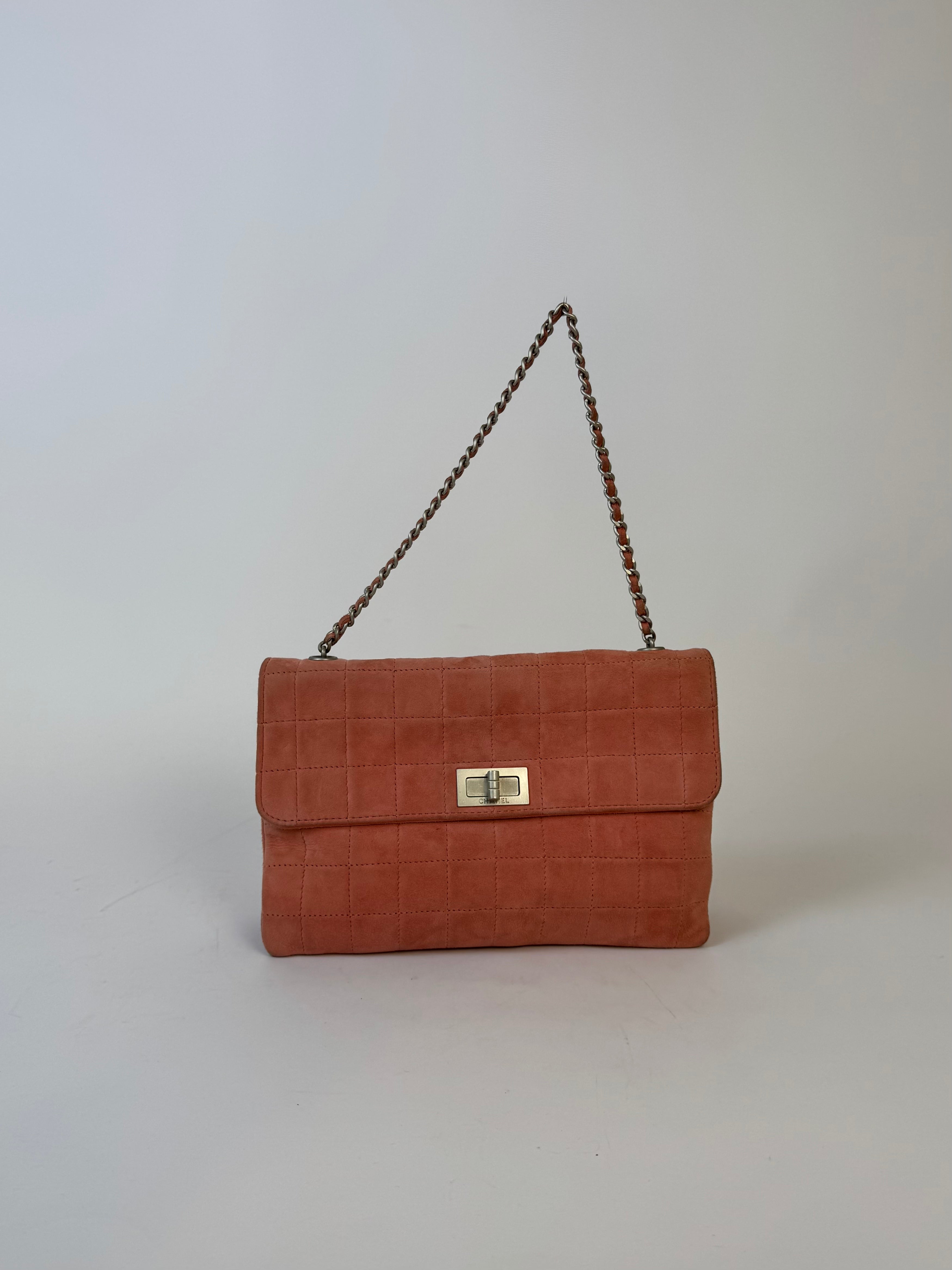 Chanel Suede Patchwork Flap Bag