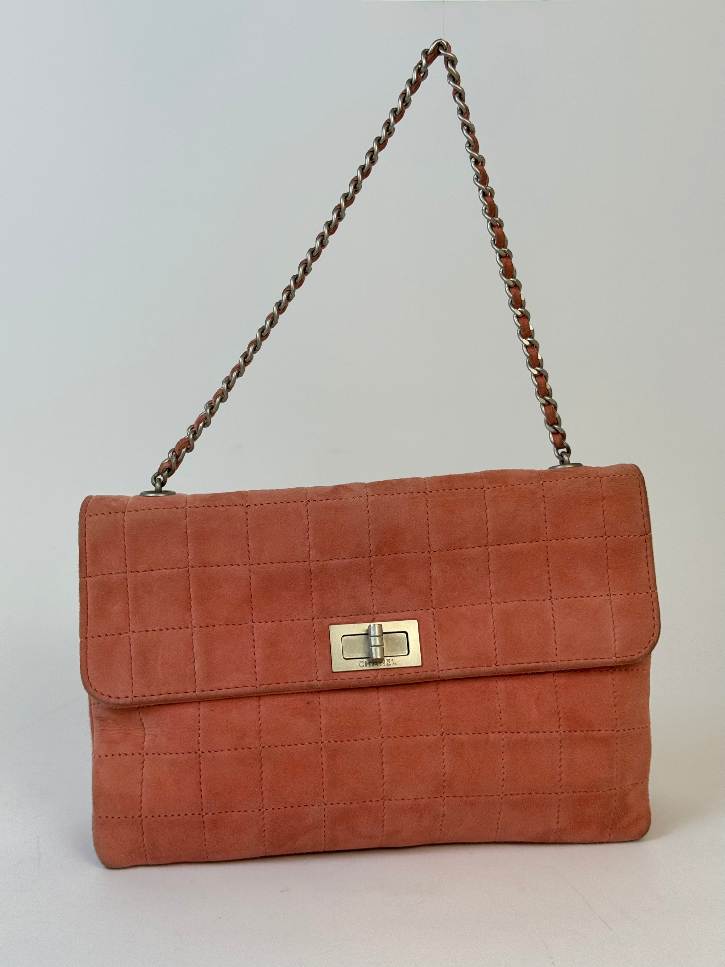Chanel Suede Patchwork Flap Bag