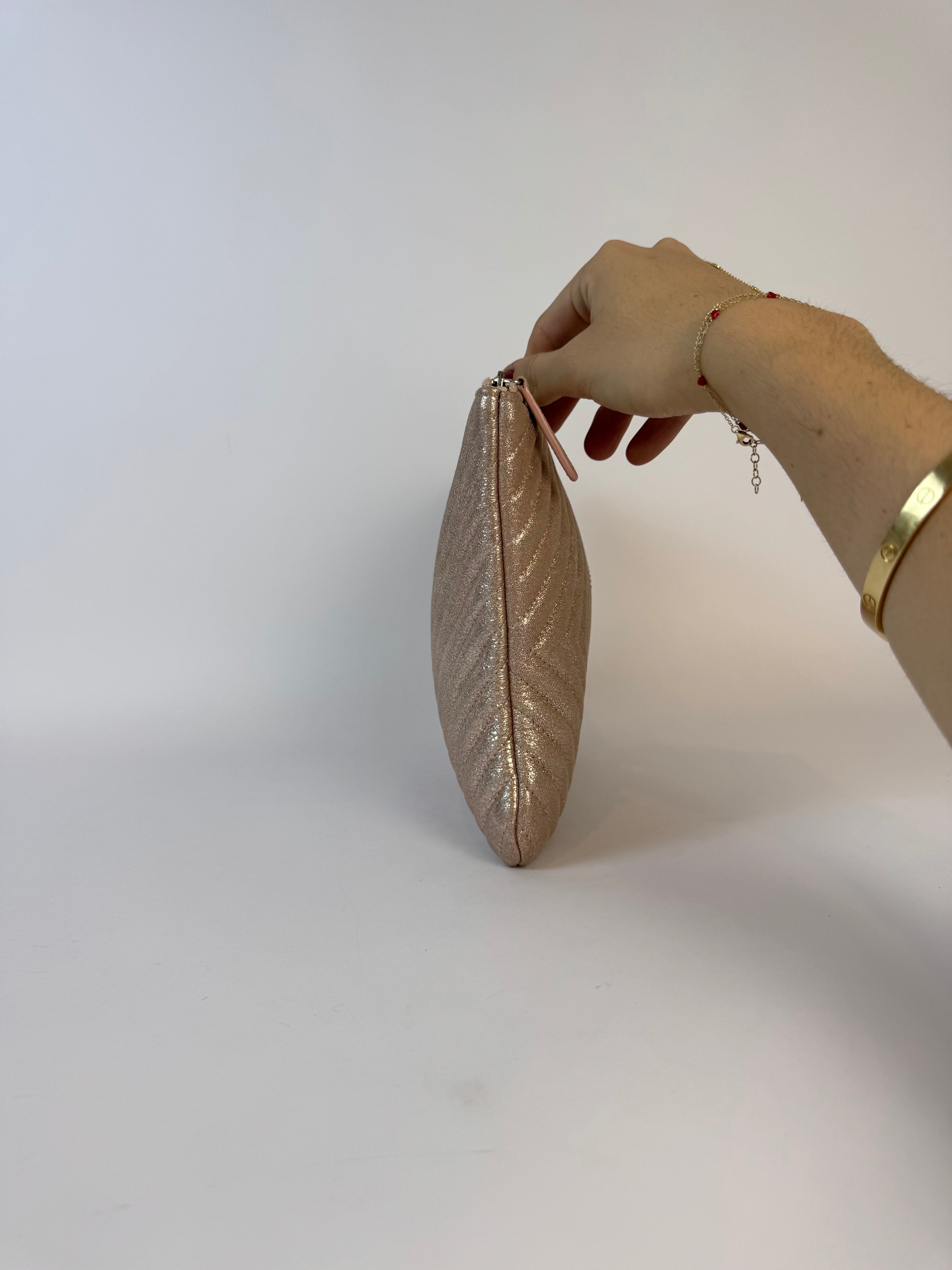 Chanel Chevron Clutch