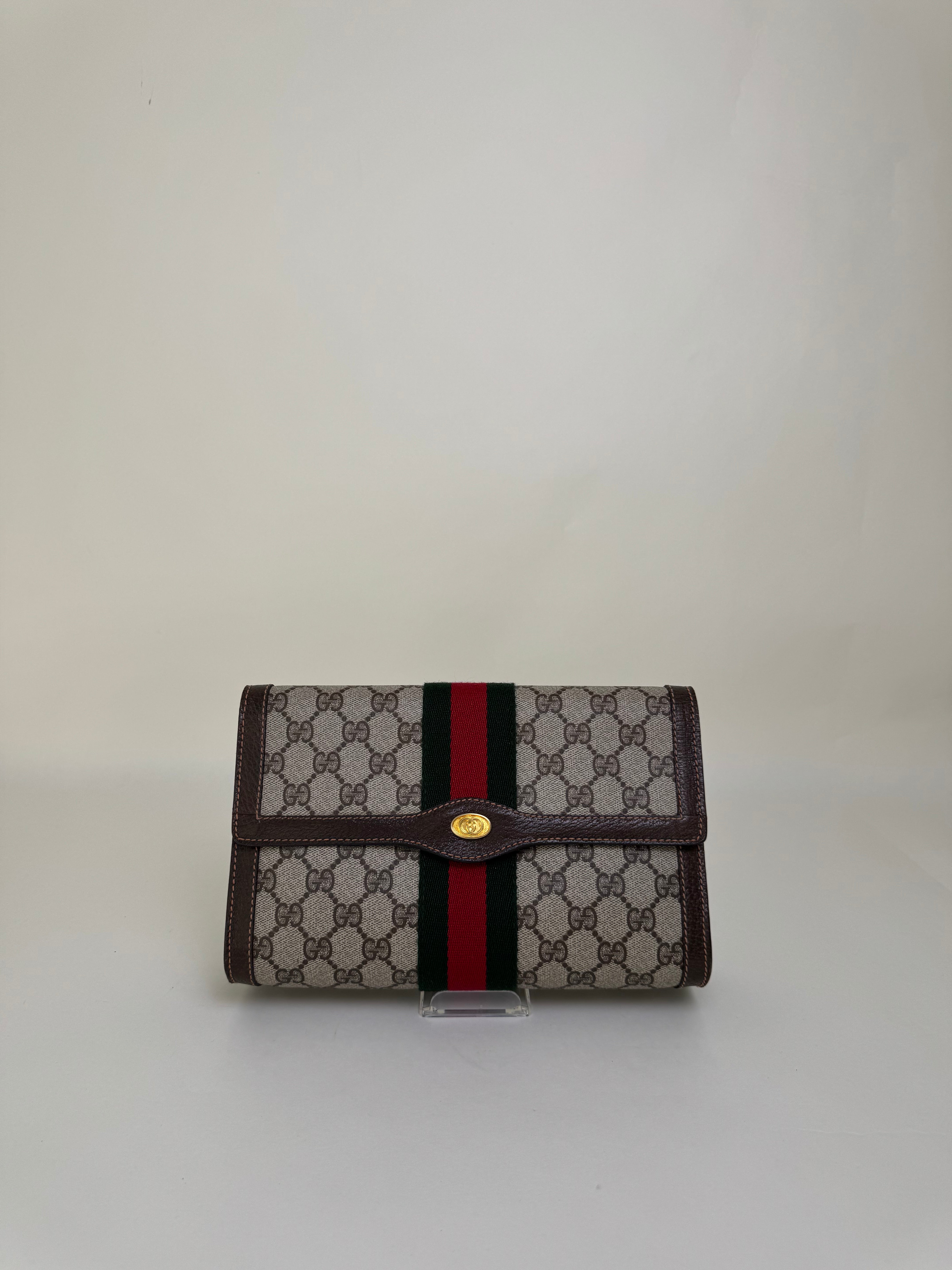 Gucci GG Canvas Clutch