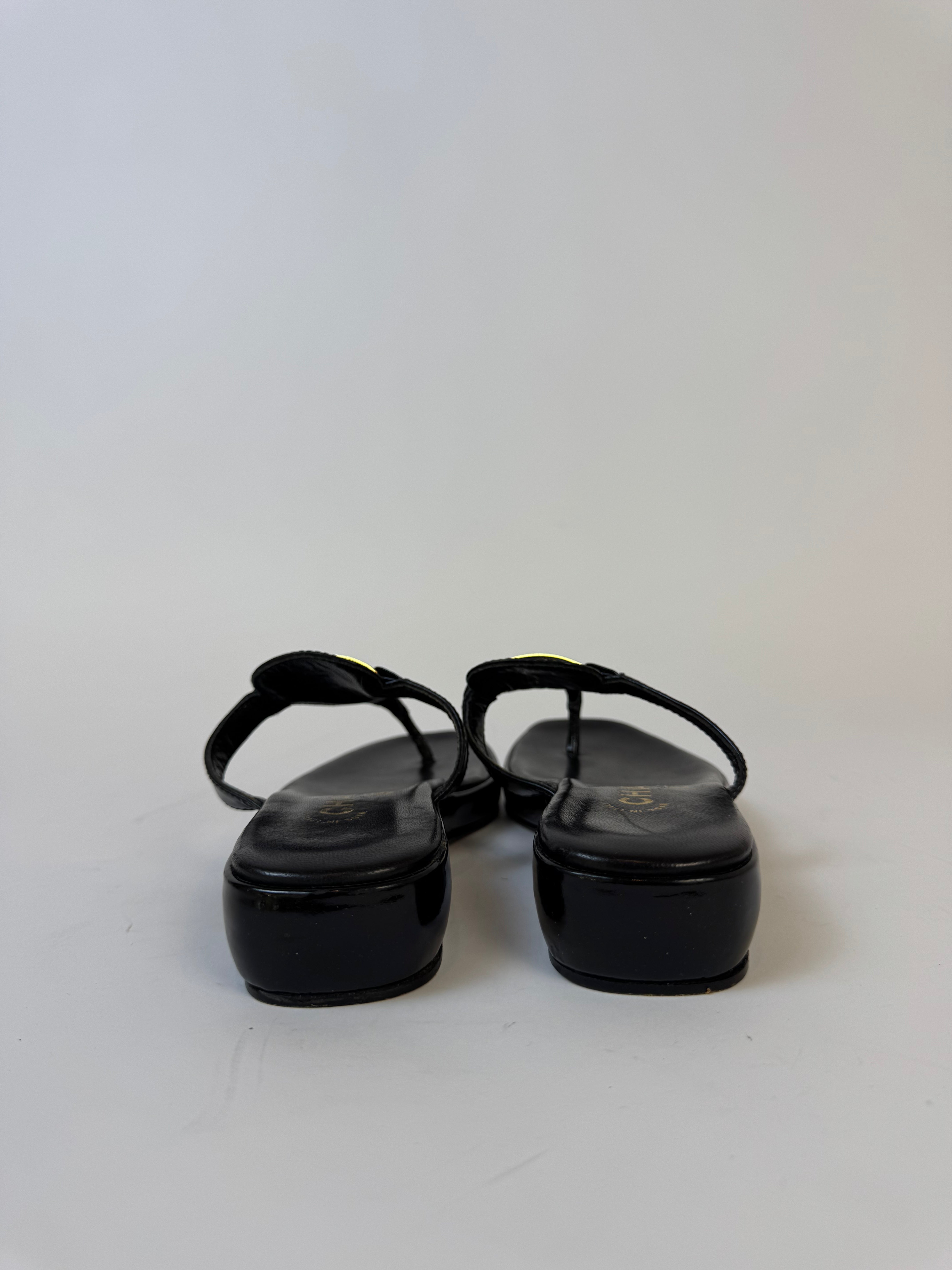 Chanel Thong Sandals 35