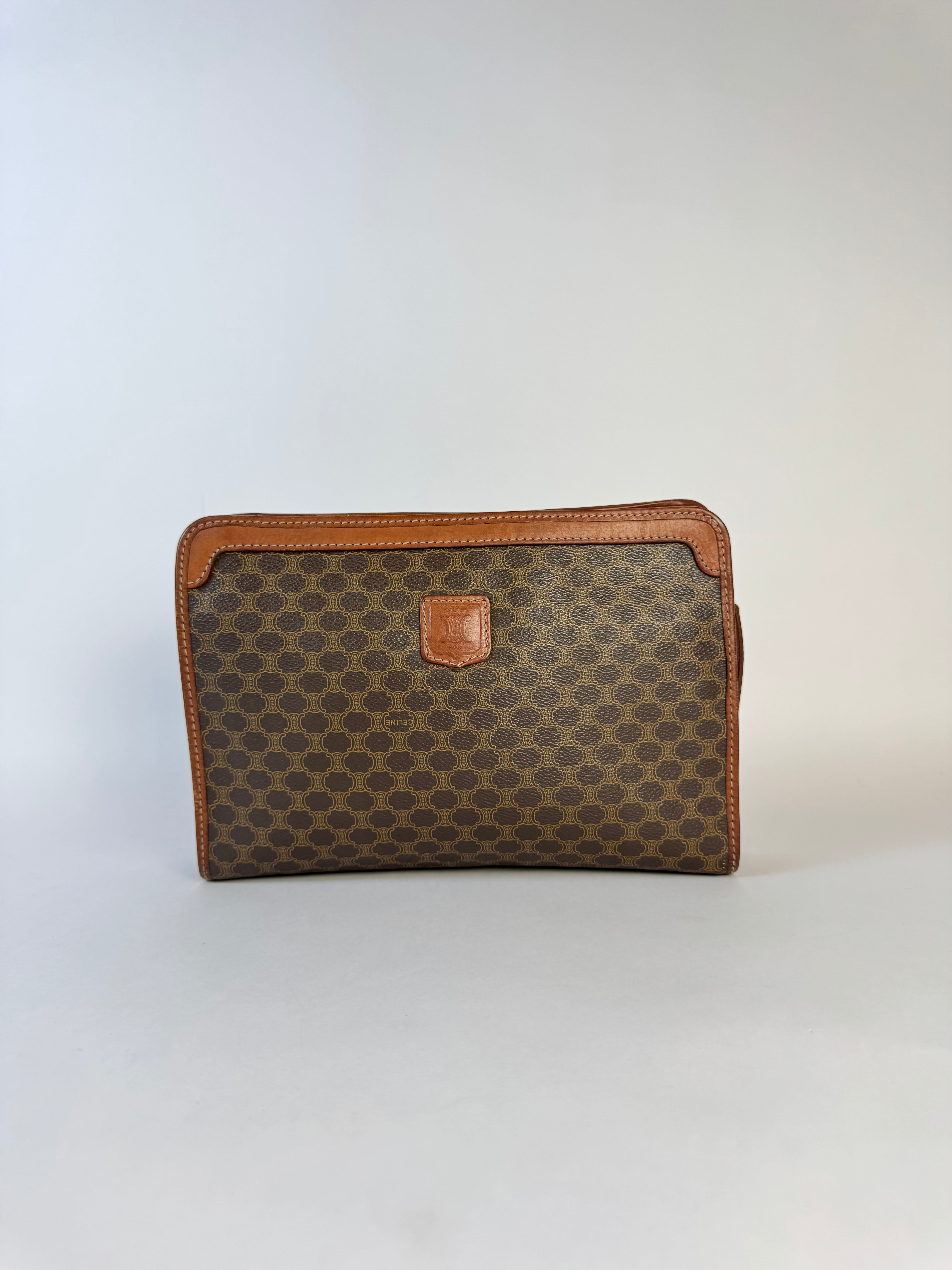 Celine Vintage Macadam Clutch