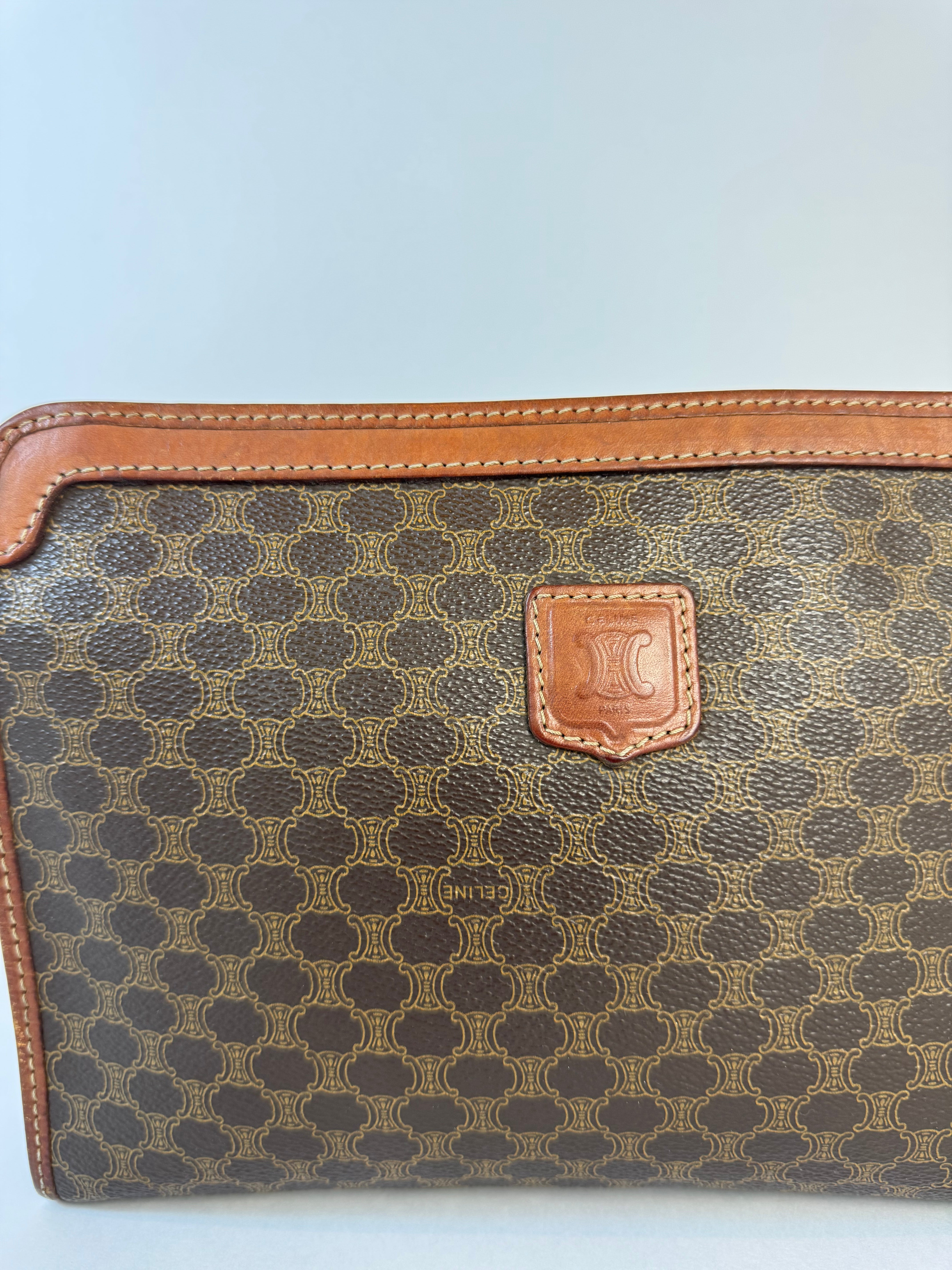 Celine Vintage Macadam Clutch