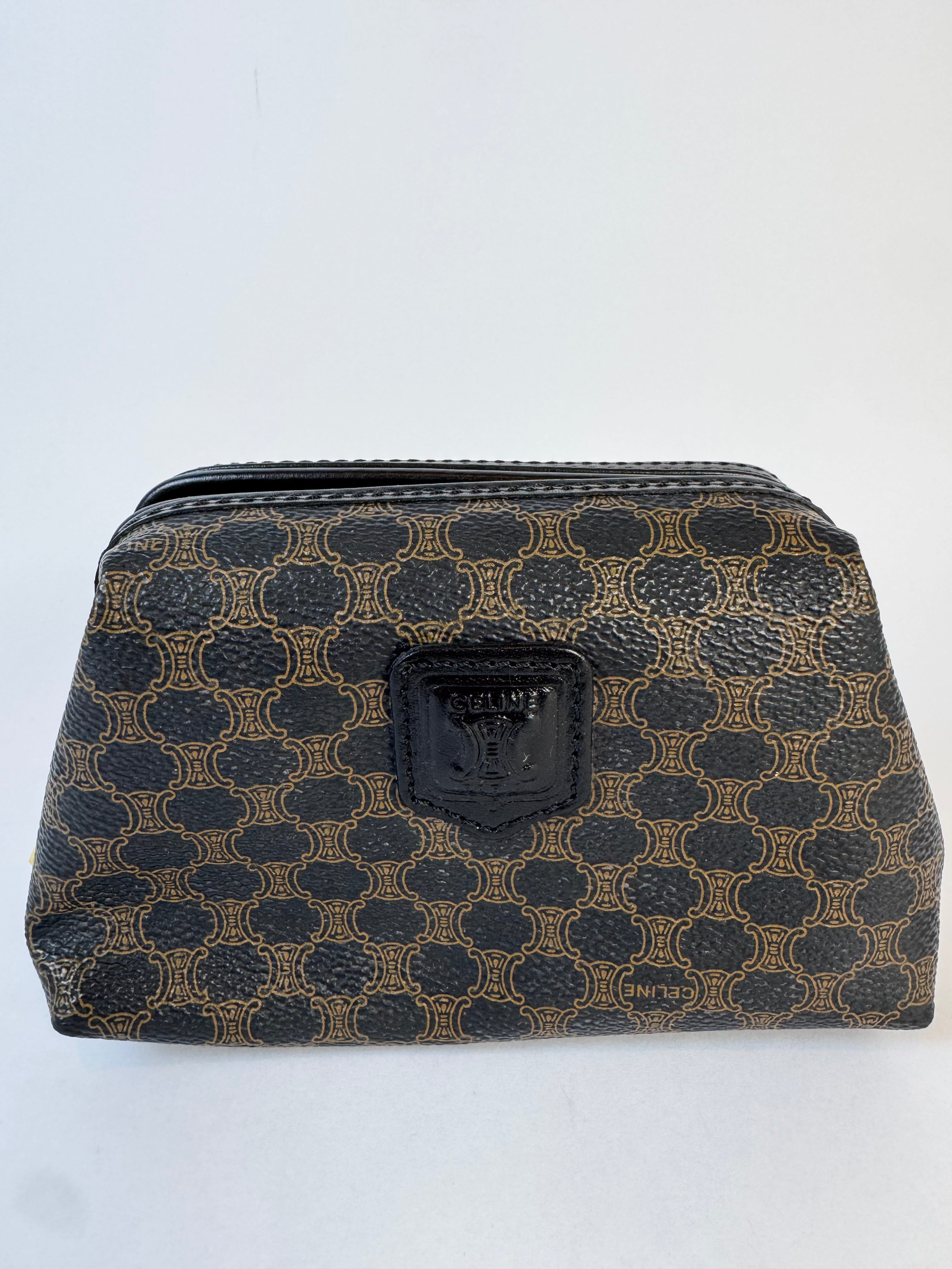 Celine Macadam Black Pouch Mini