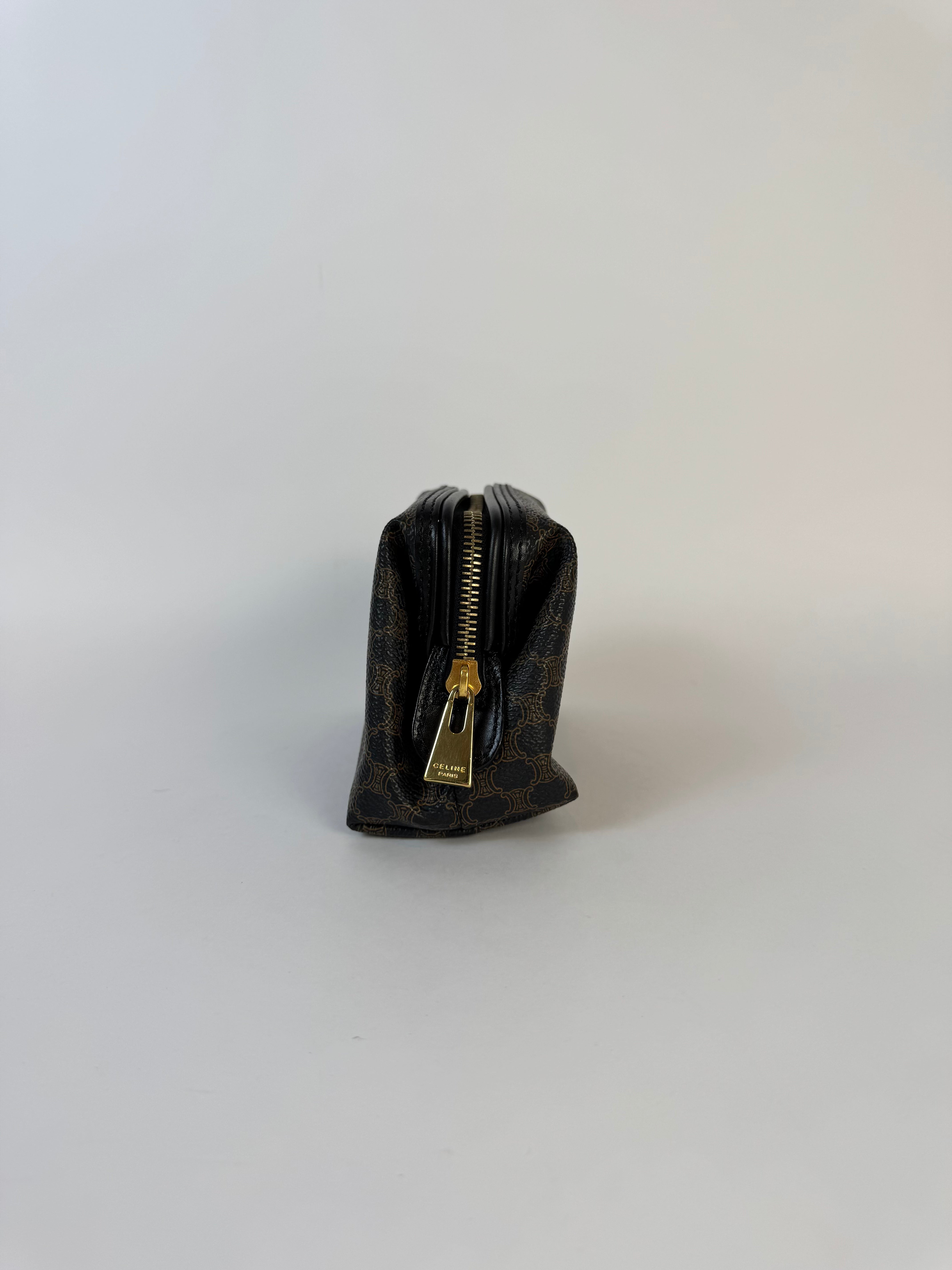 Celine Macadam Black Pouch Mini