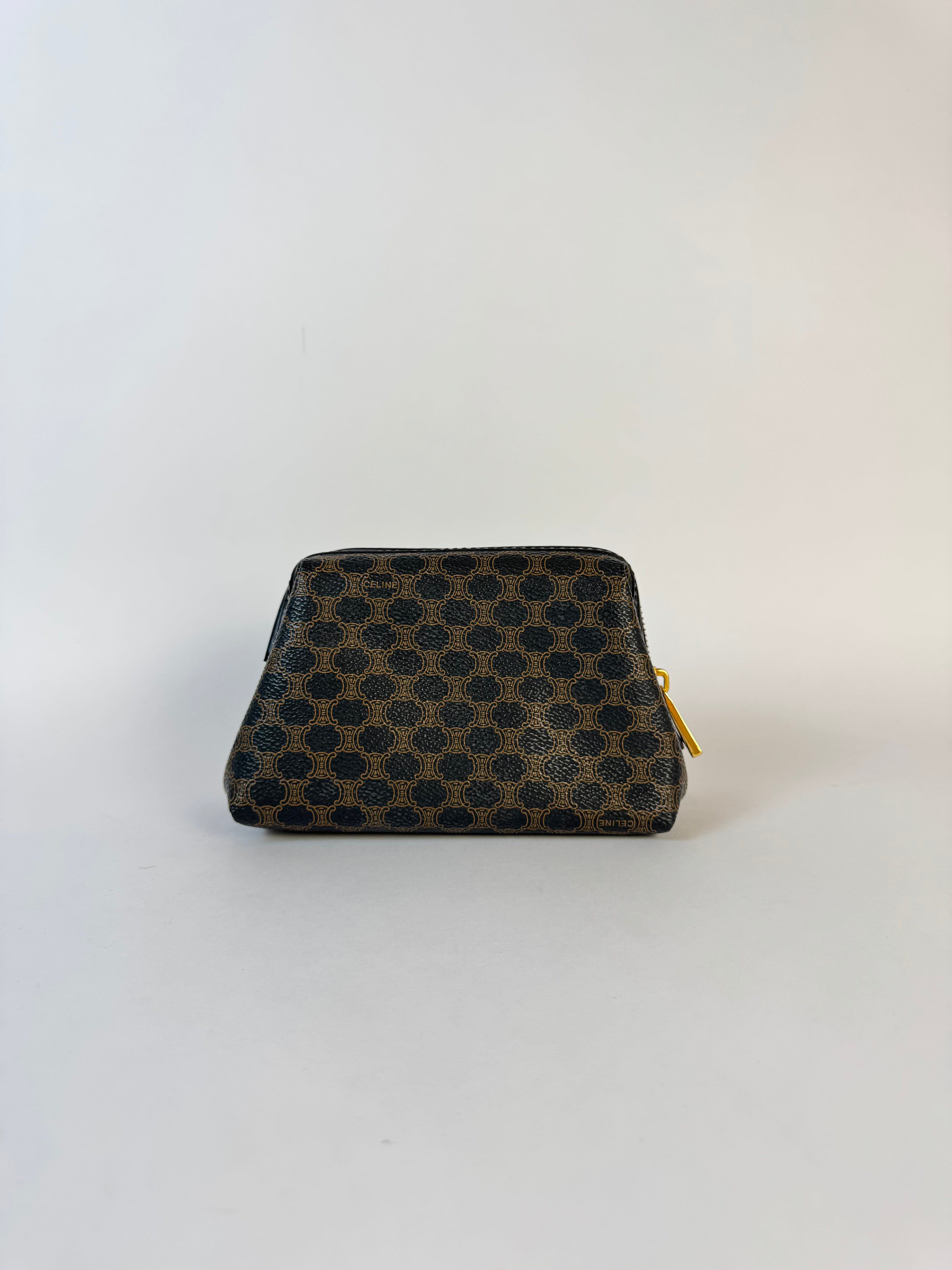 Celine Macadam Black Pouch Mini