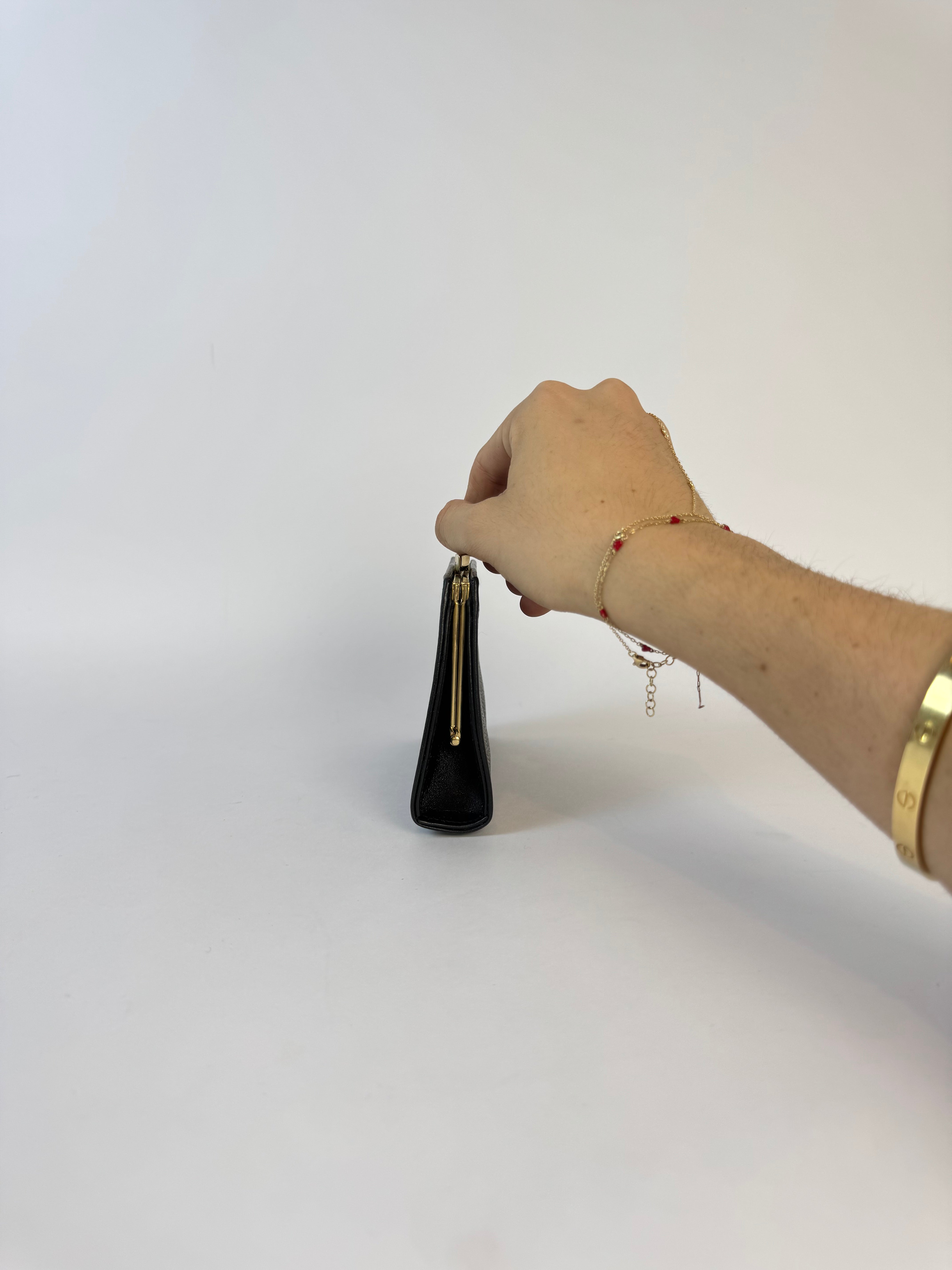 Celine Macadam Black Clutch Mini