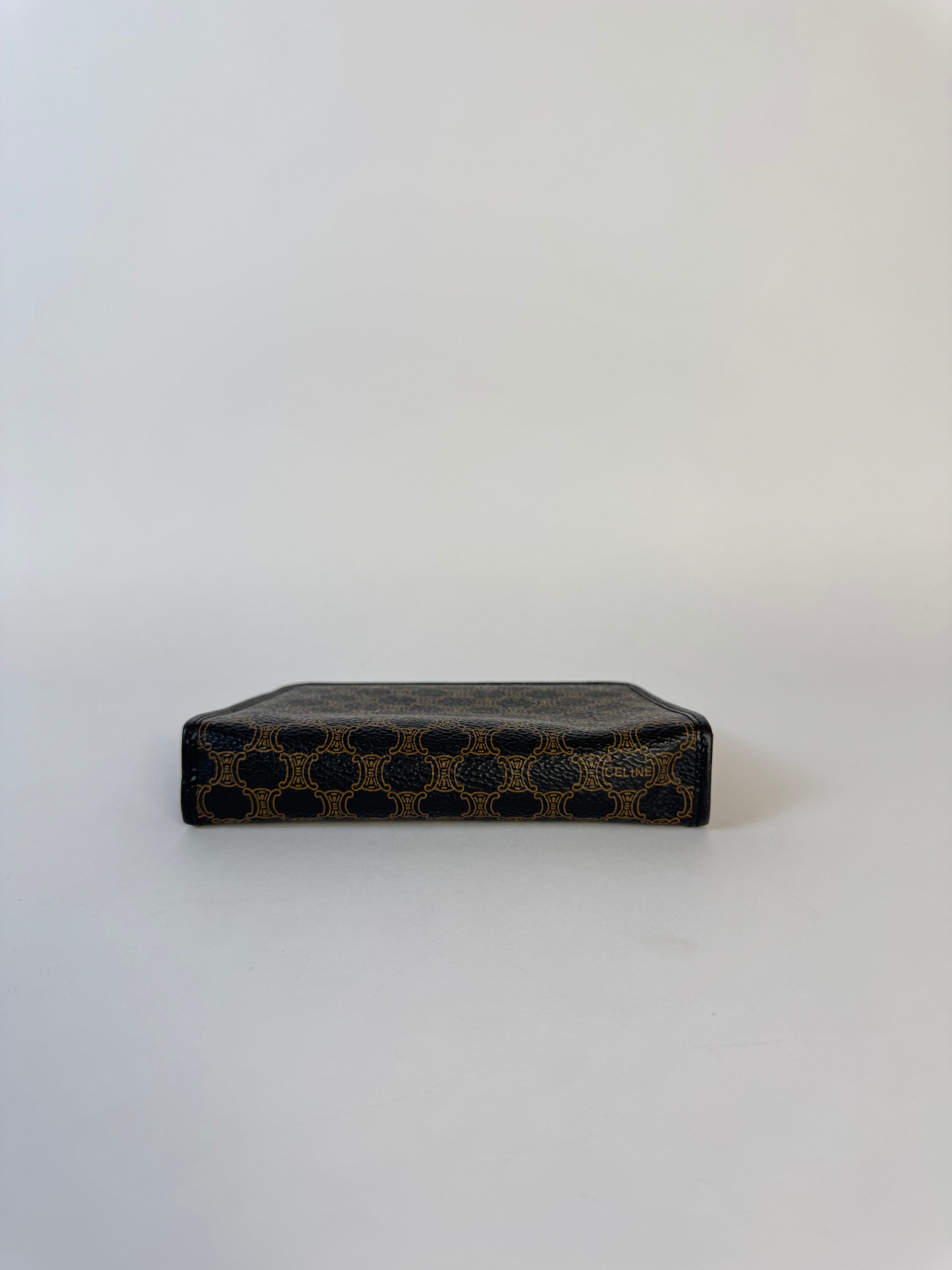 Celine Macadam Black Clutch Mini