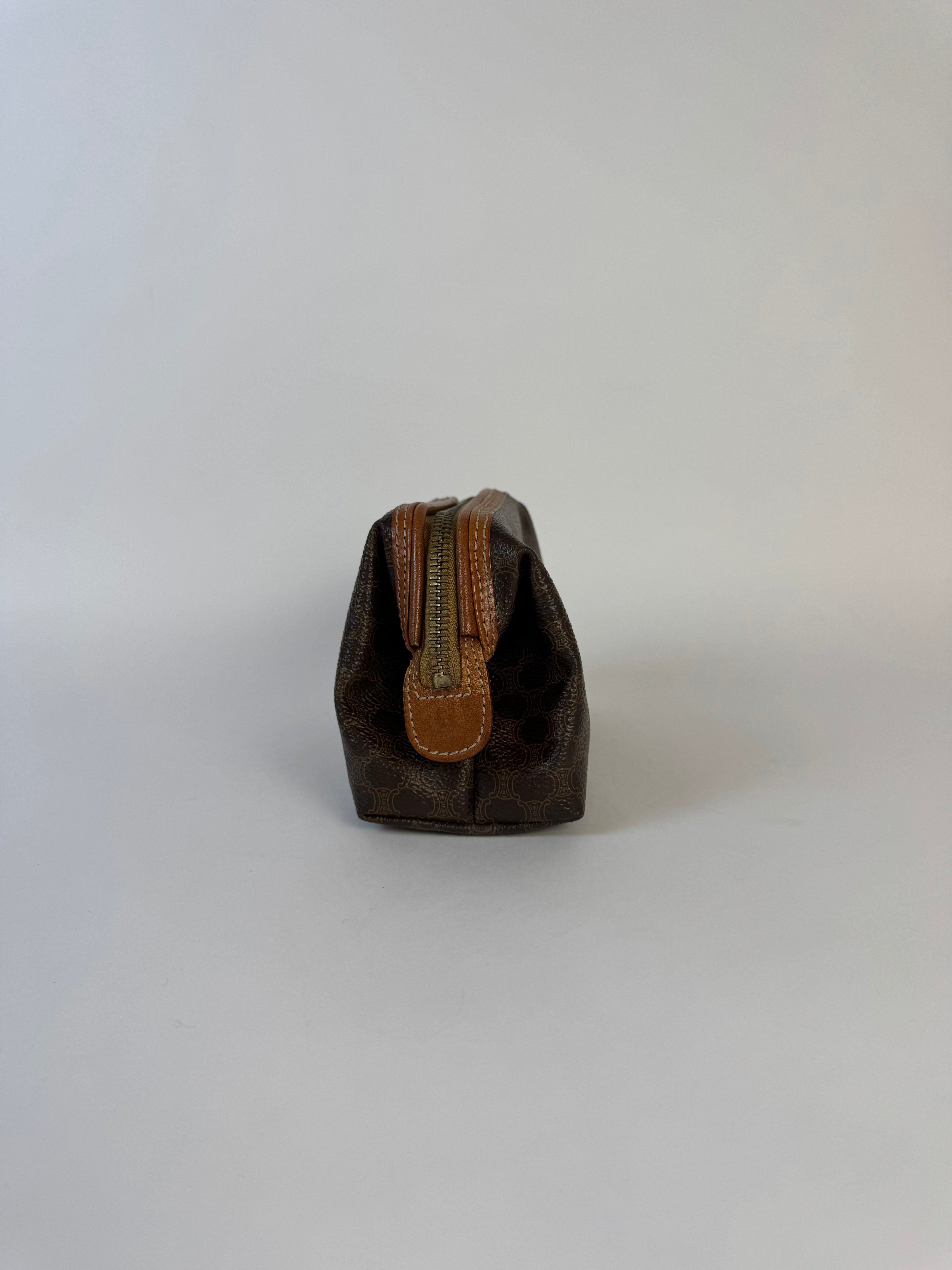 Celine Macadam Brown Pouch Mini