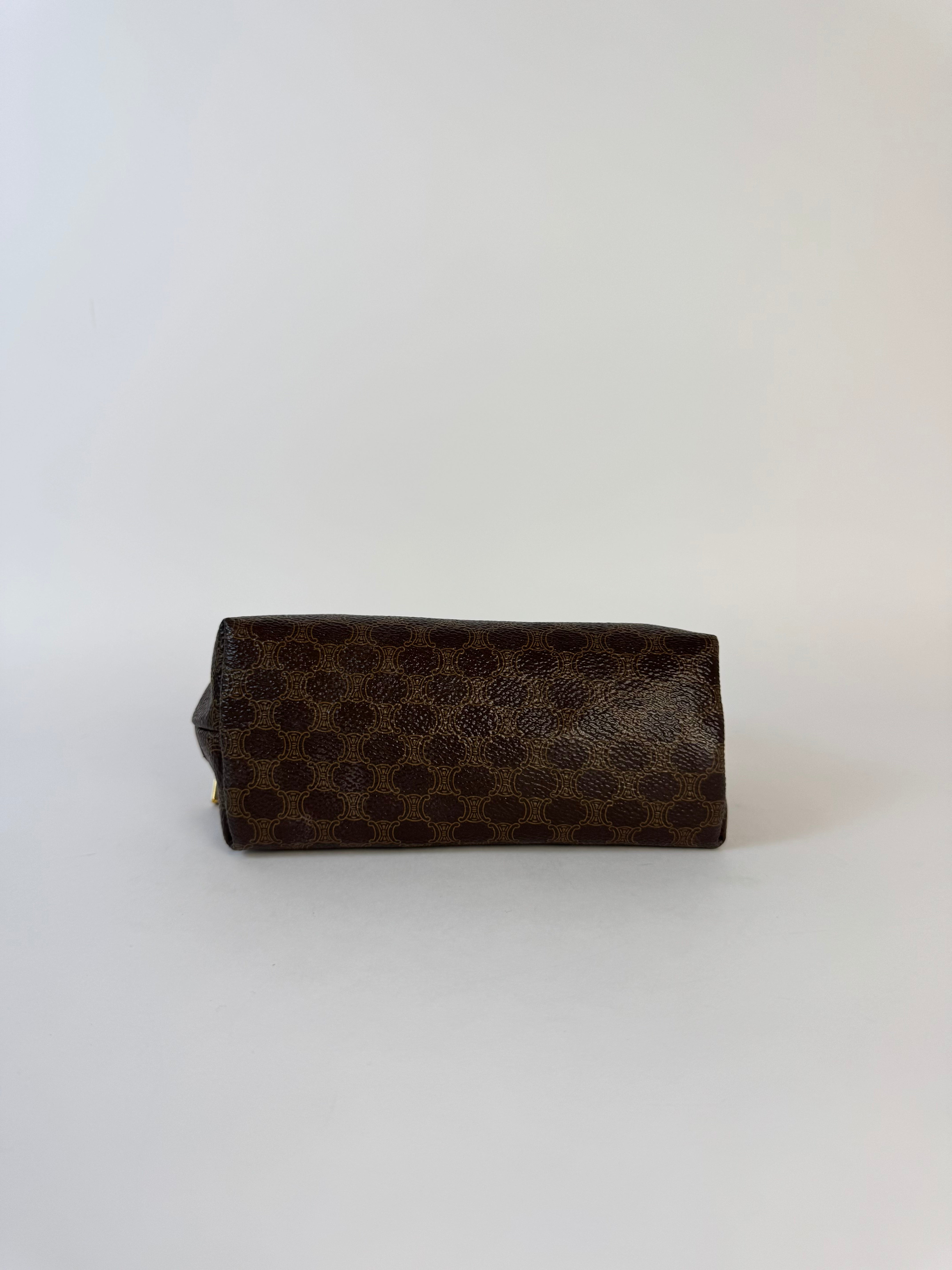 Celine Macadam Brown Pouch Mini