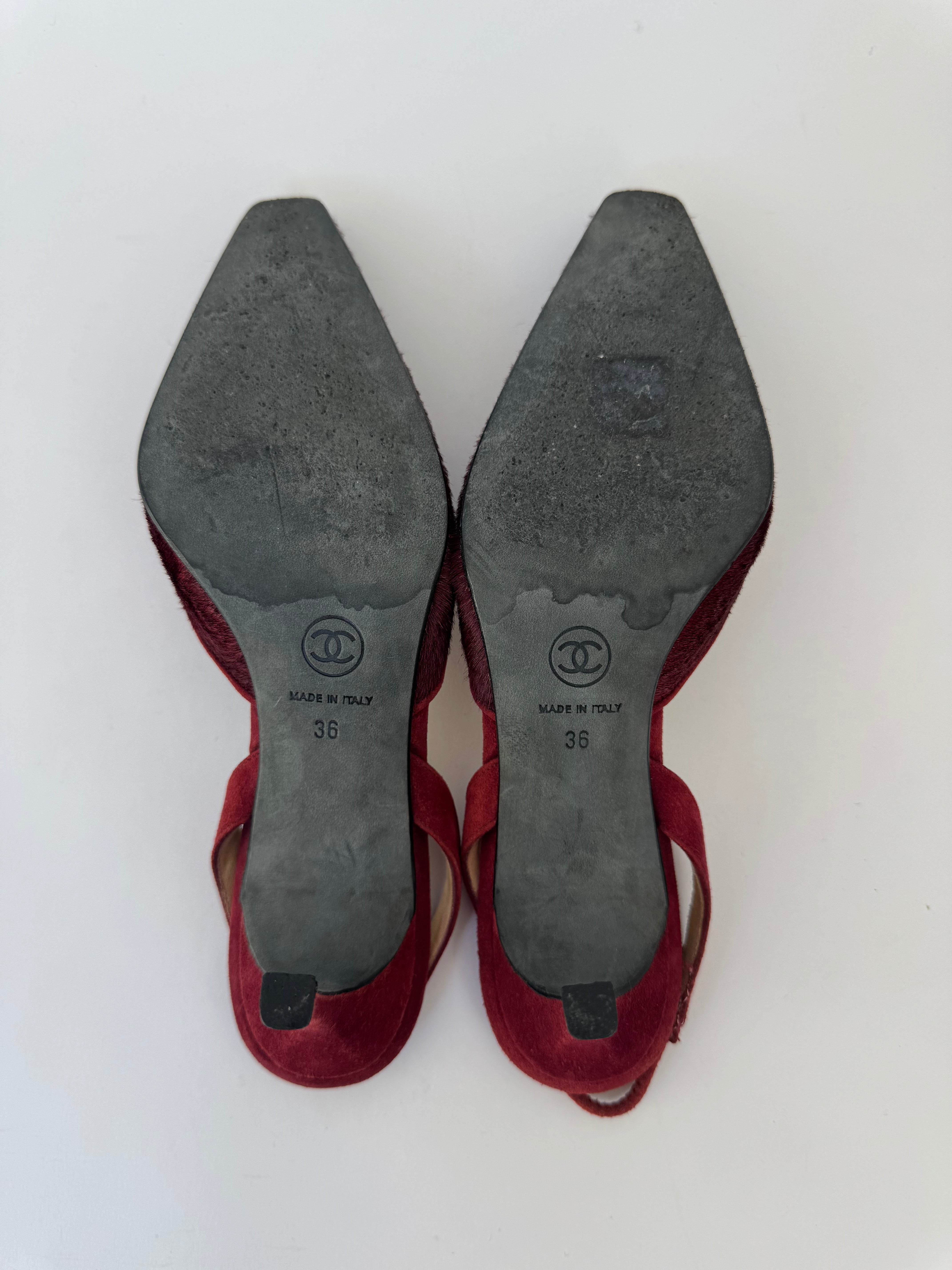 Chanel Ponyhair Vintage Slingbacks - 36 Rare