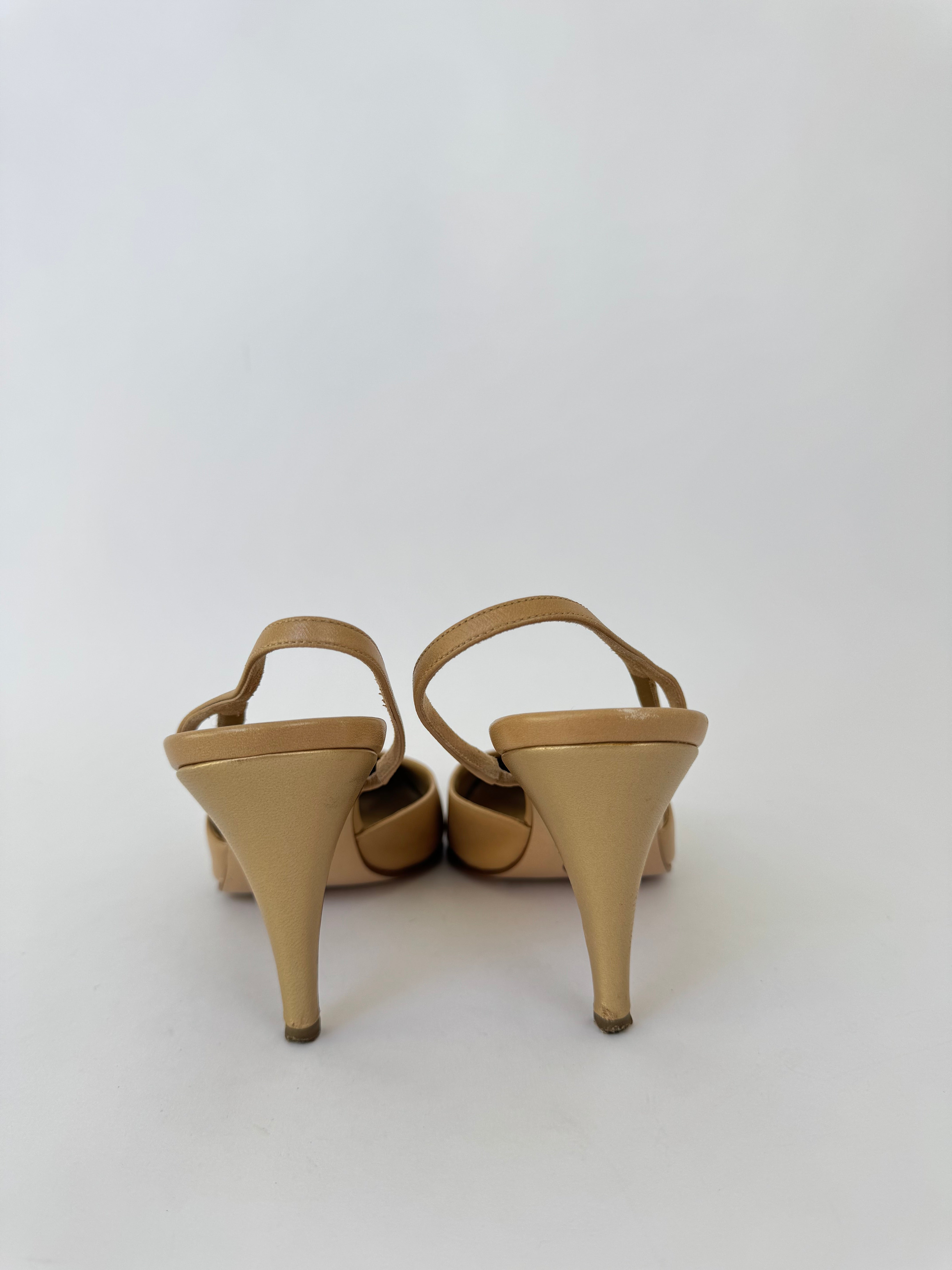 Chanel Vintage Slingback Pumps - 36.5