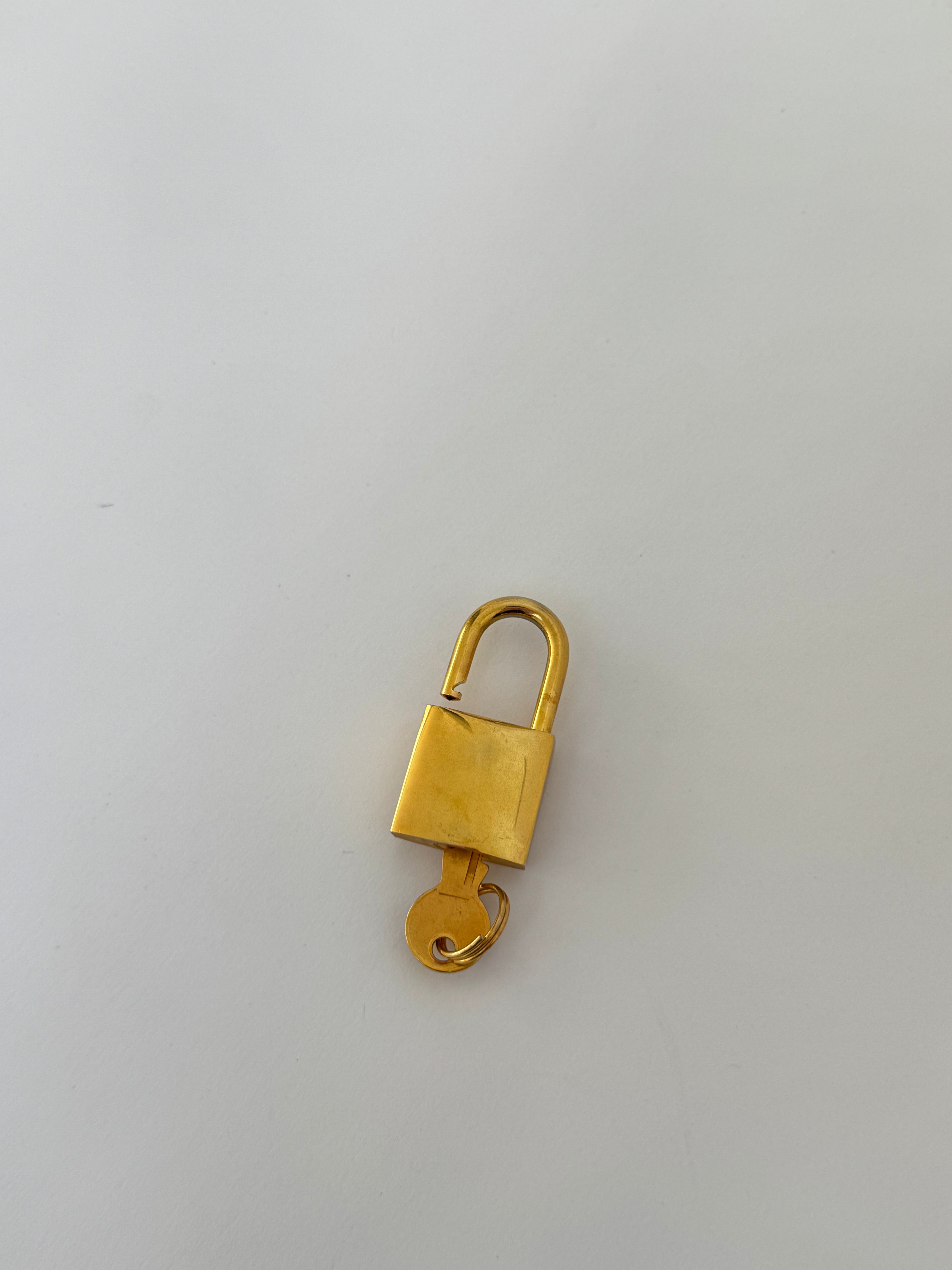 Celine Vintage Padlock Key Set