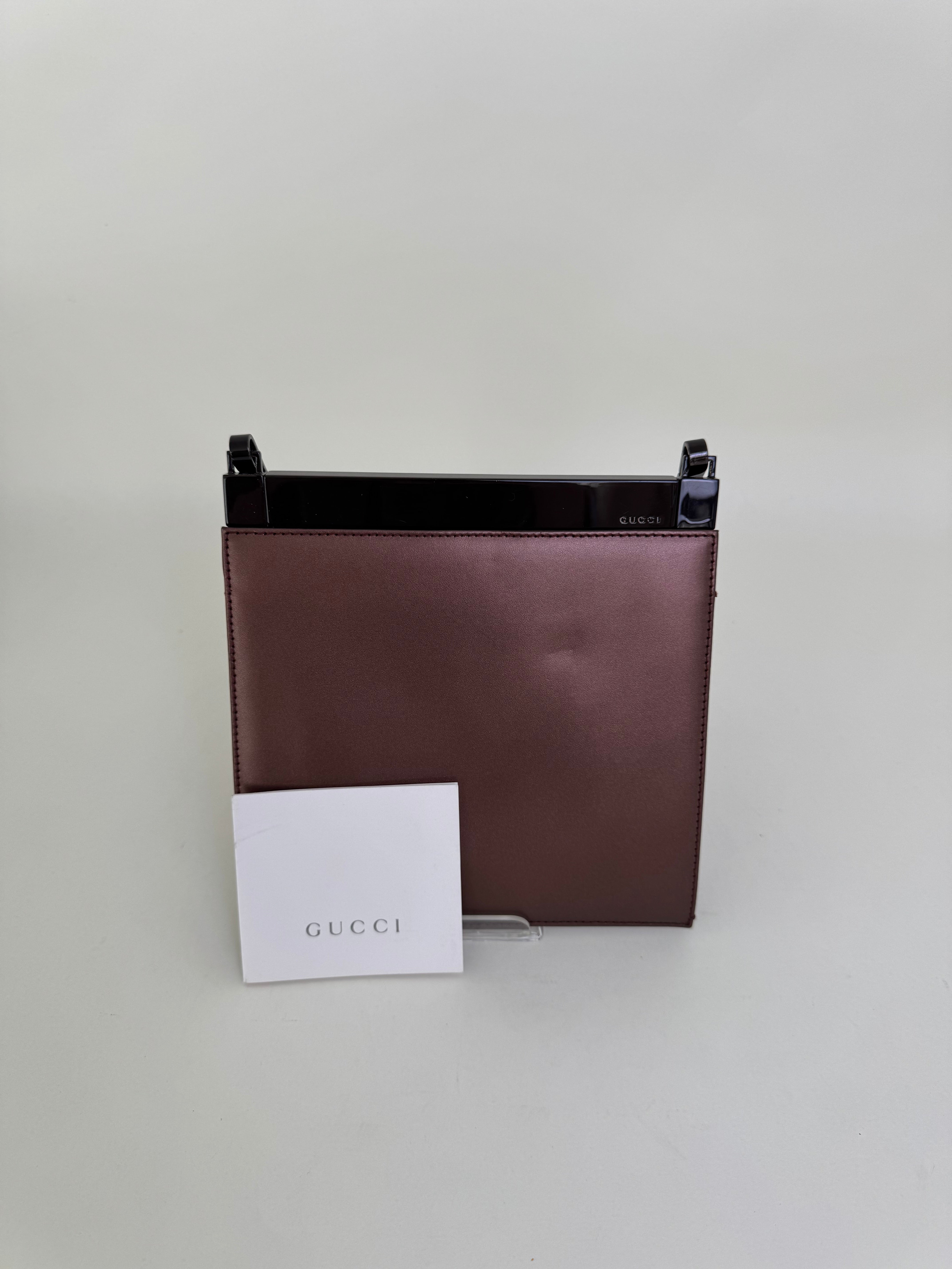 Gucci Brown Leather Shoulder Bag