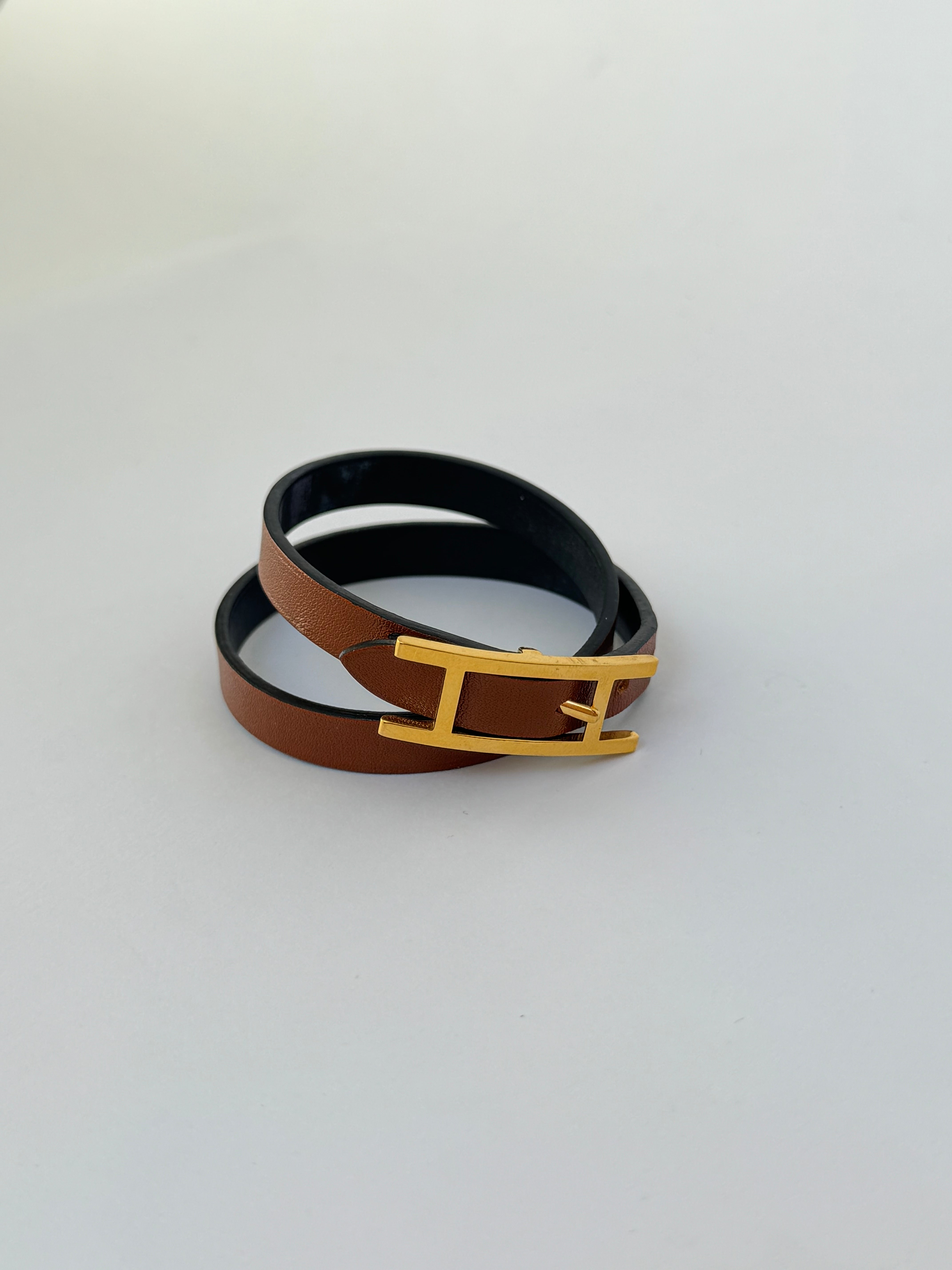 Hermes Vintage Wrap Bracelet Reversible