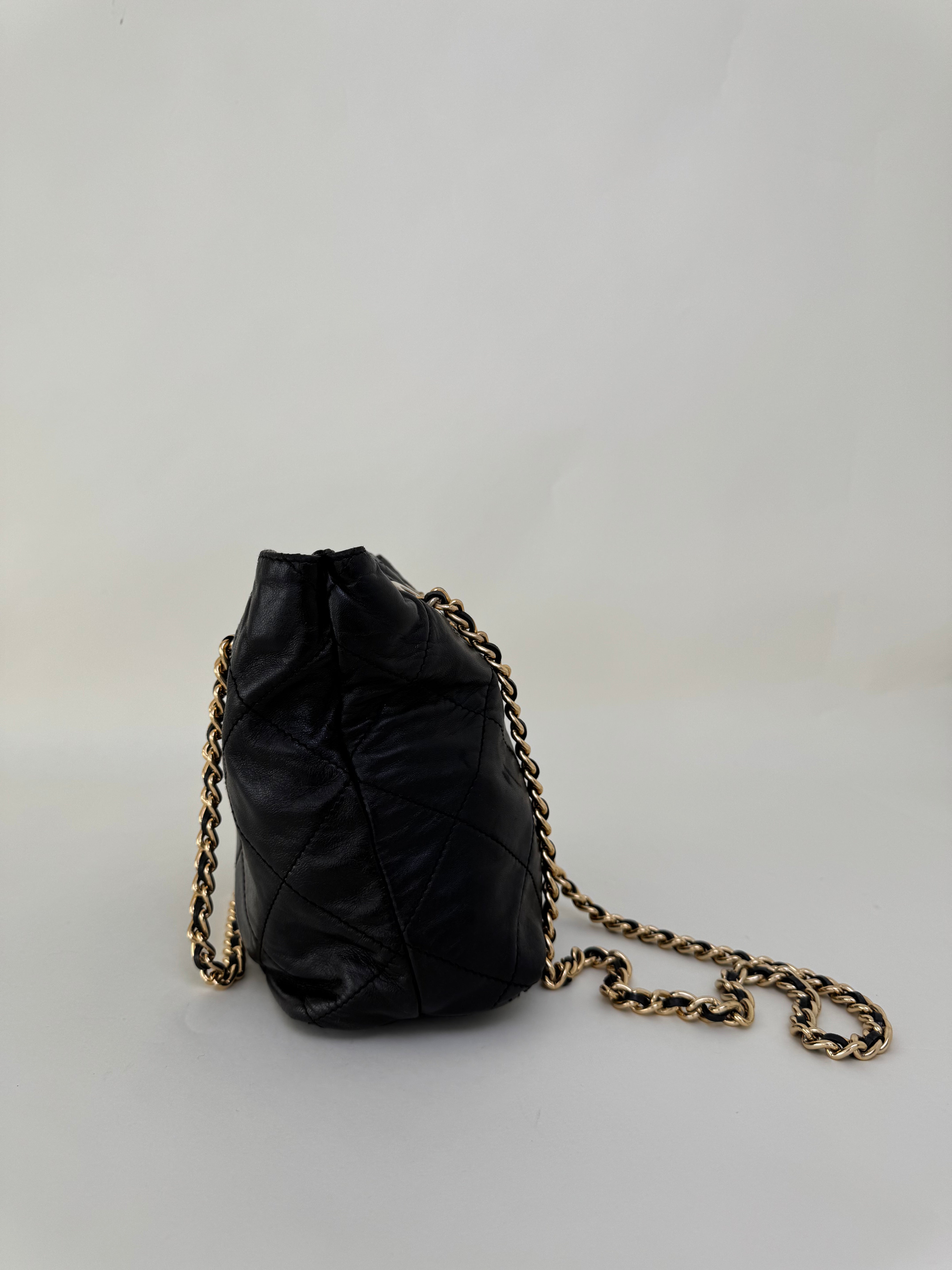 Prada Black Leather Shoulder Bag