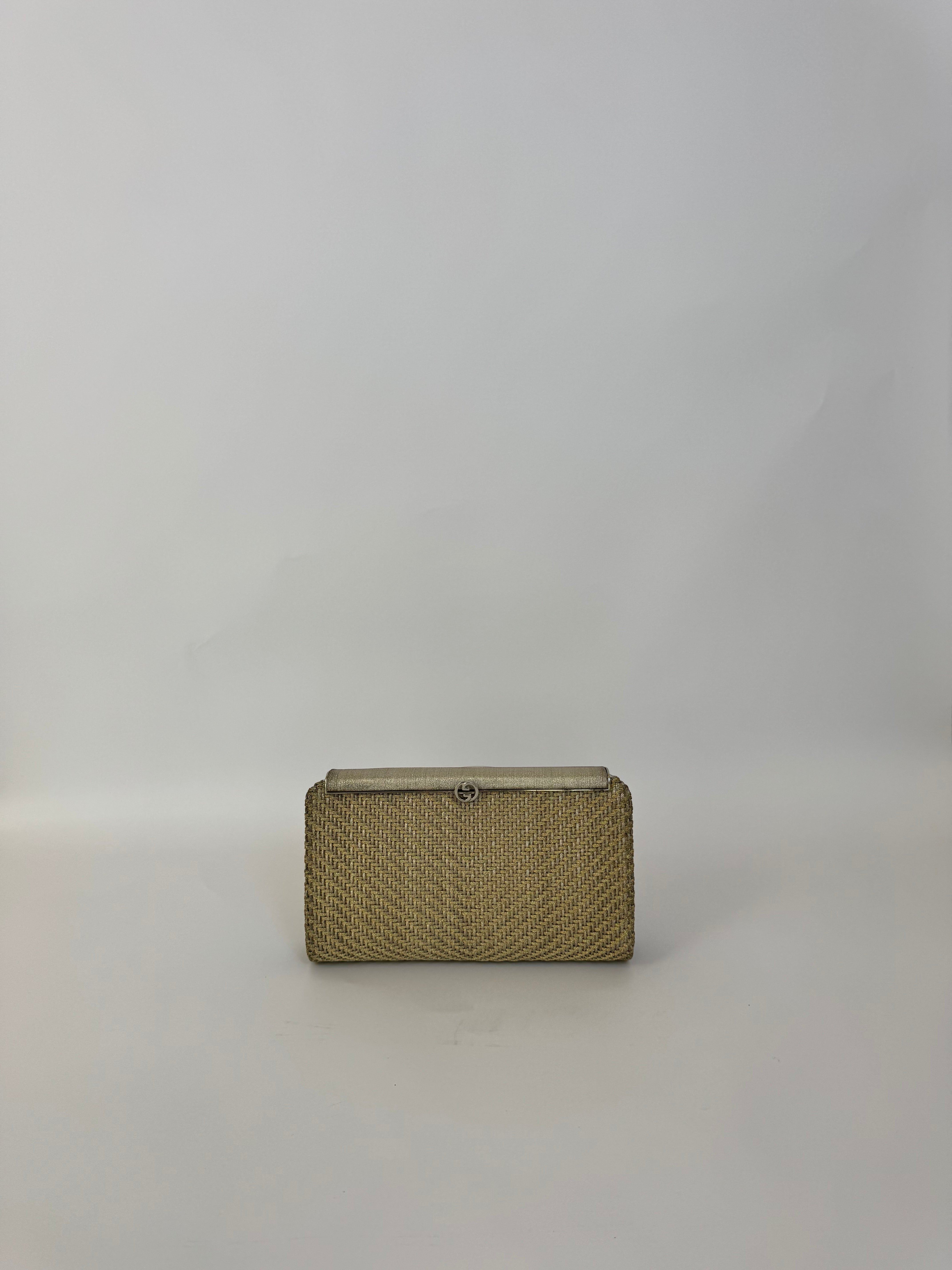 Gucci Vintage Woven Clutch