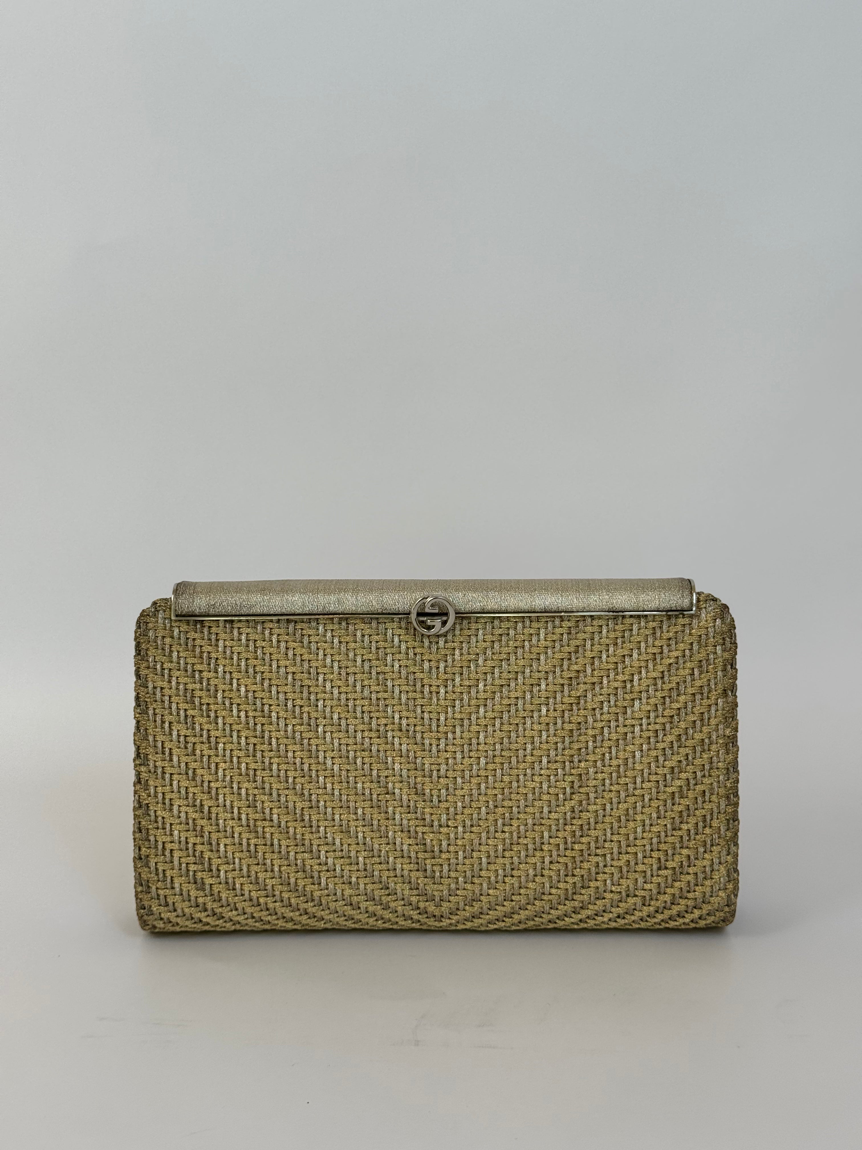 Gucci Vintage Woven Clutch