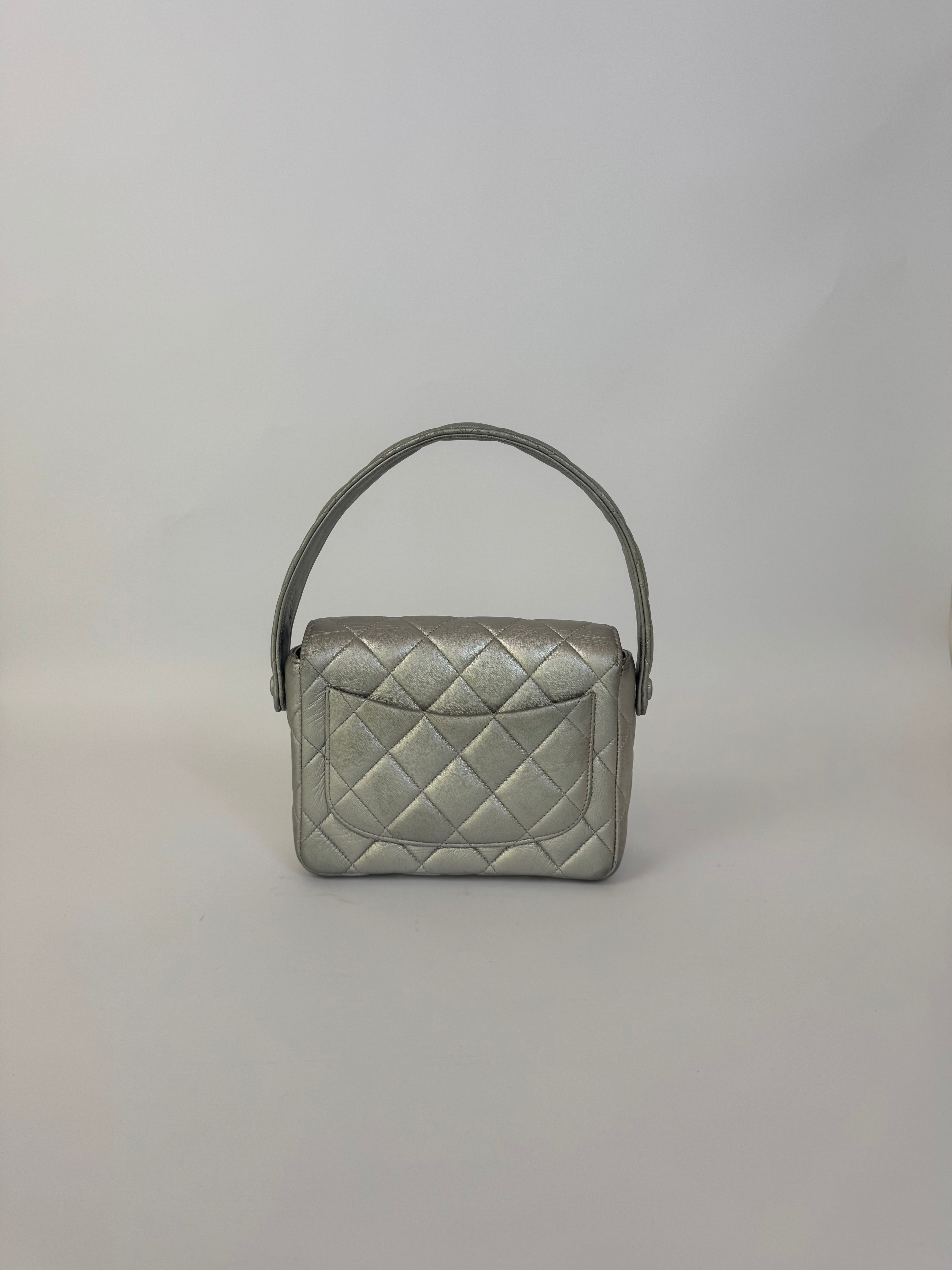 Chanel Metallic Quilted Handbag