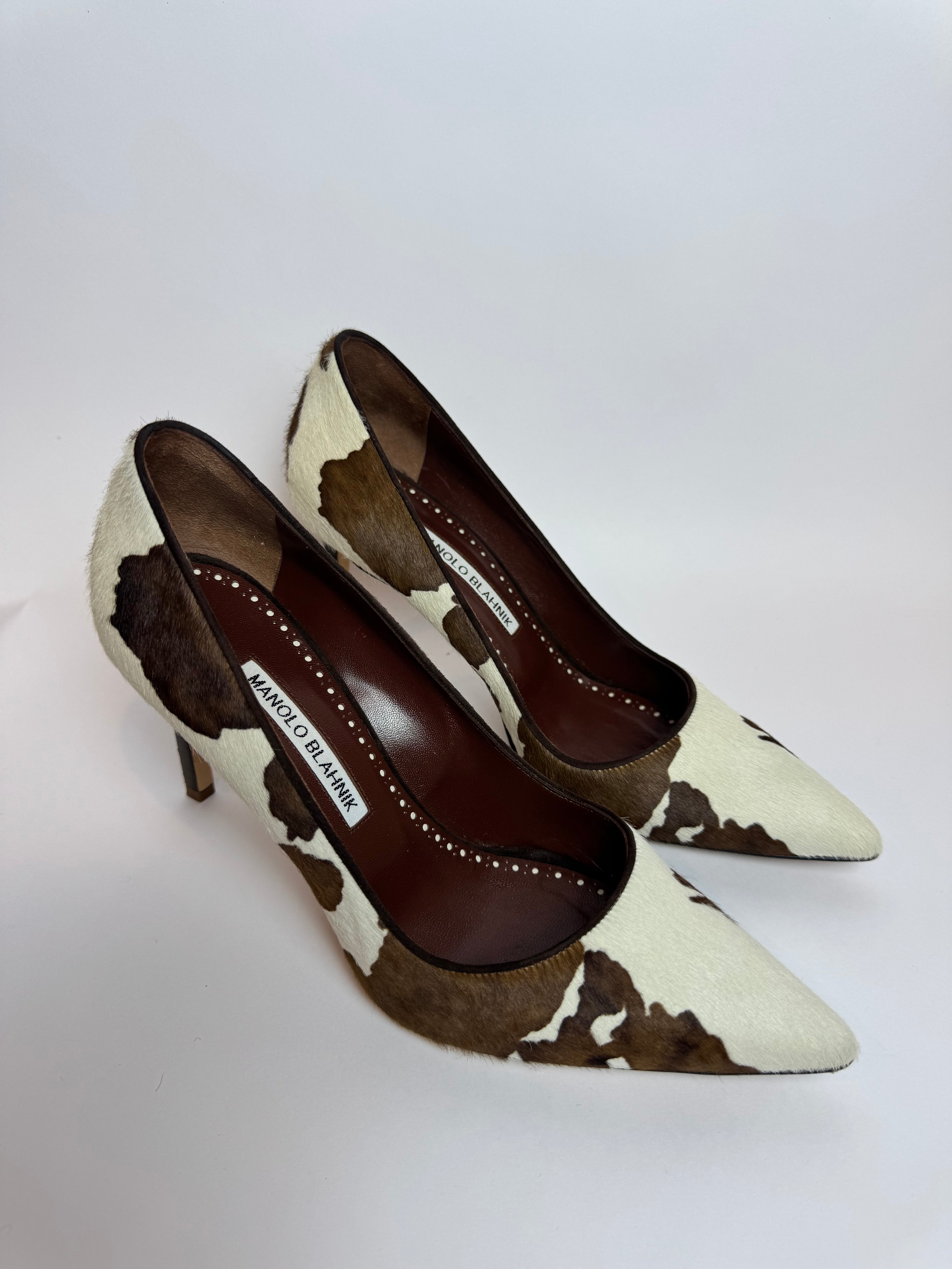 Manolo Blahnik Ponyhair Heels - 37.5