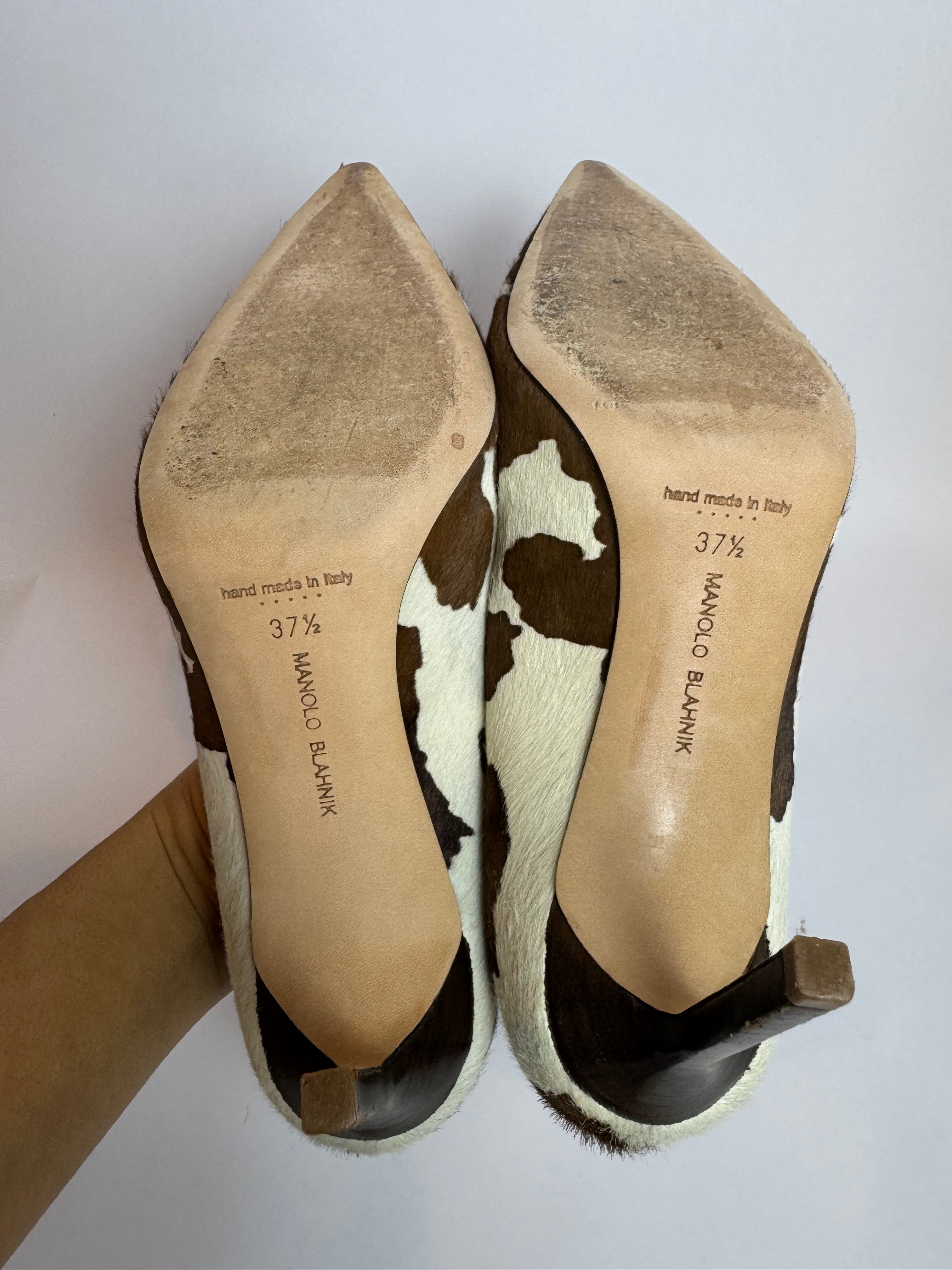 Manolo Blahnik Ponyhair Heels - 37.5