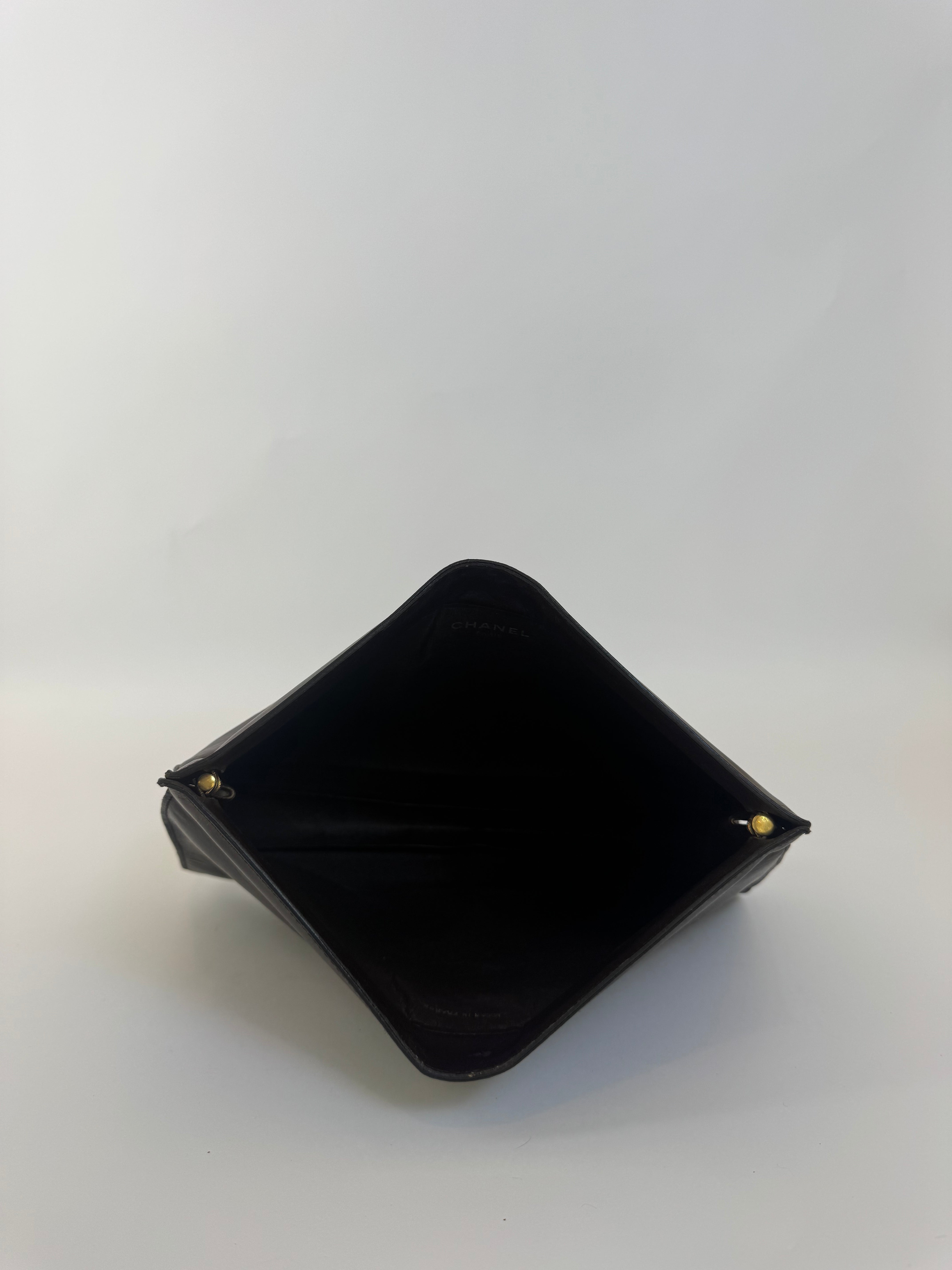 Chanel Vintage Brown CC Clutch