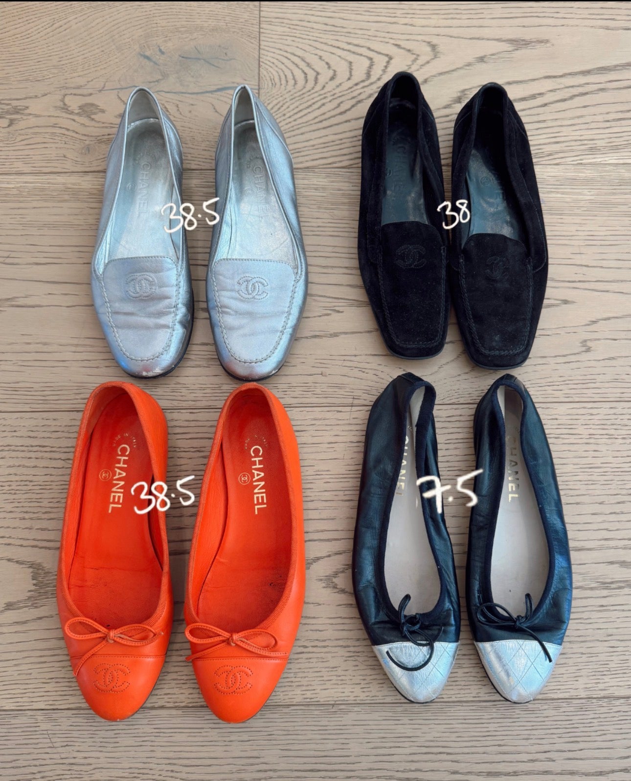 Chanel Ballet Flats 7.5
