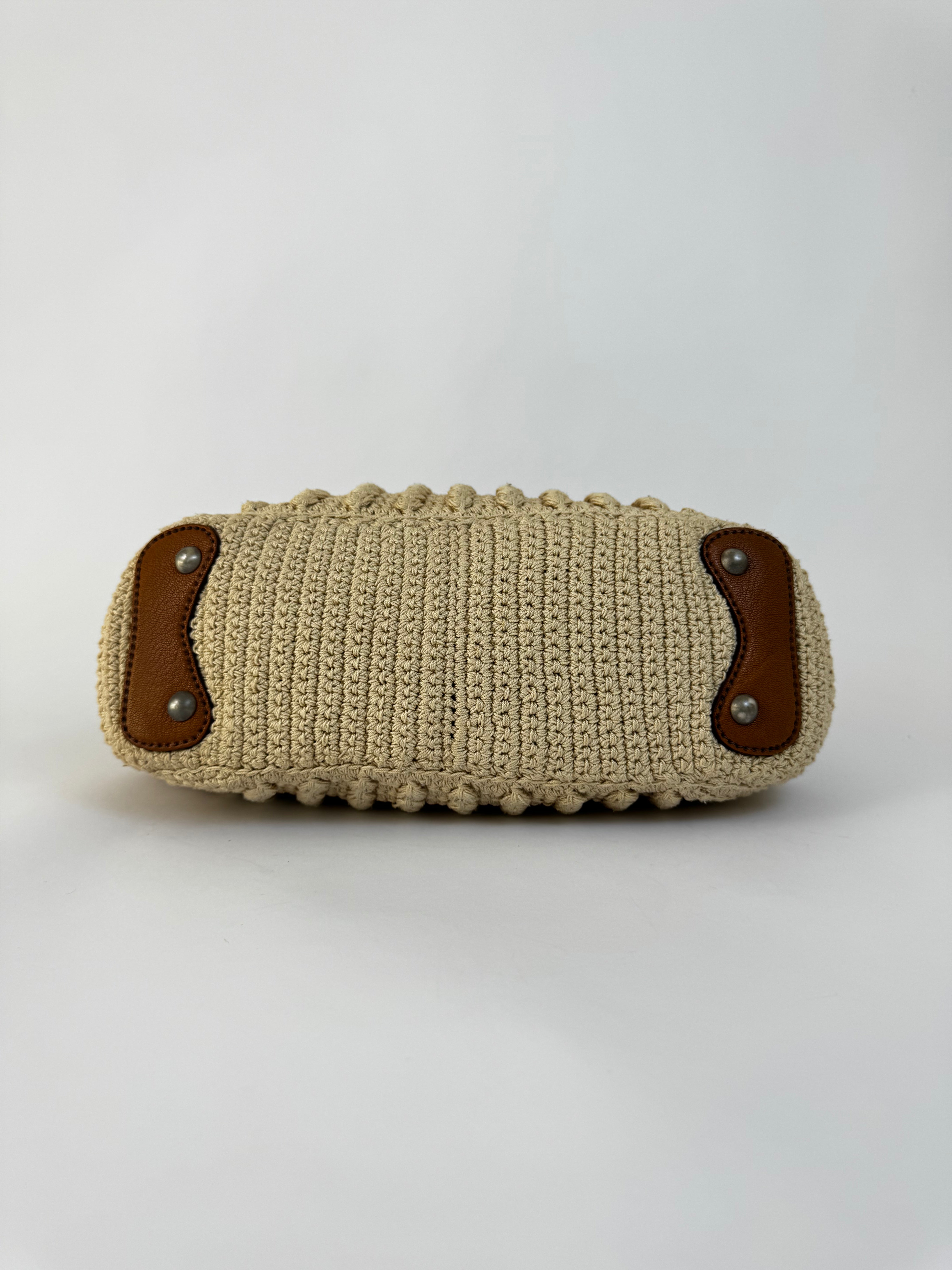 Miu Miu Woven Top Shoulder Bag