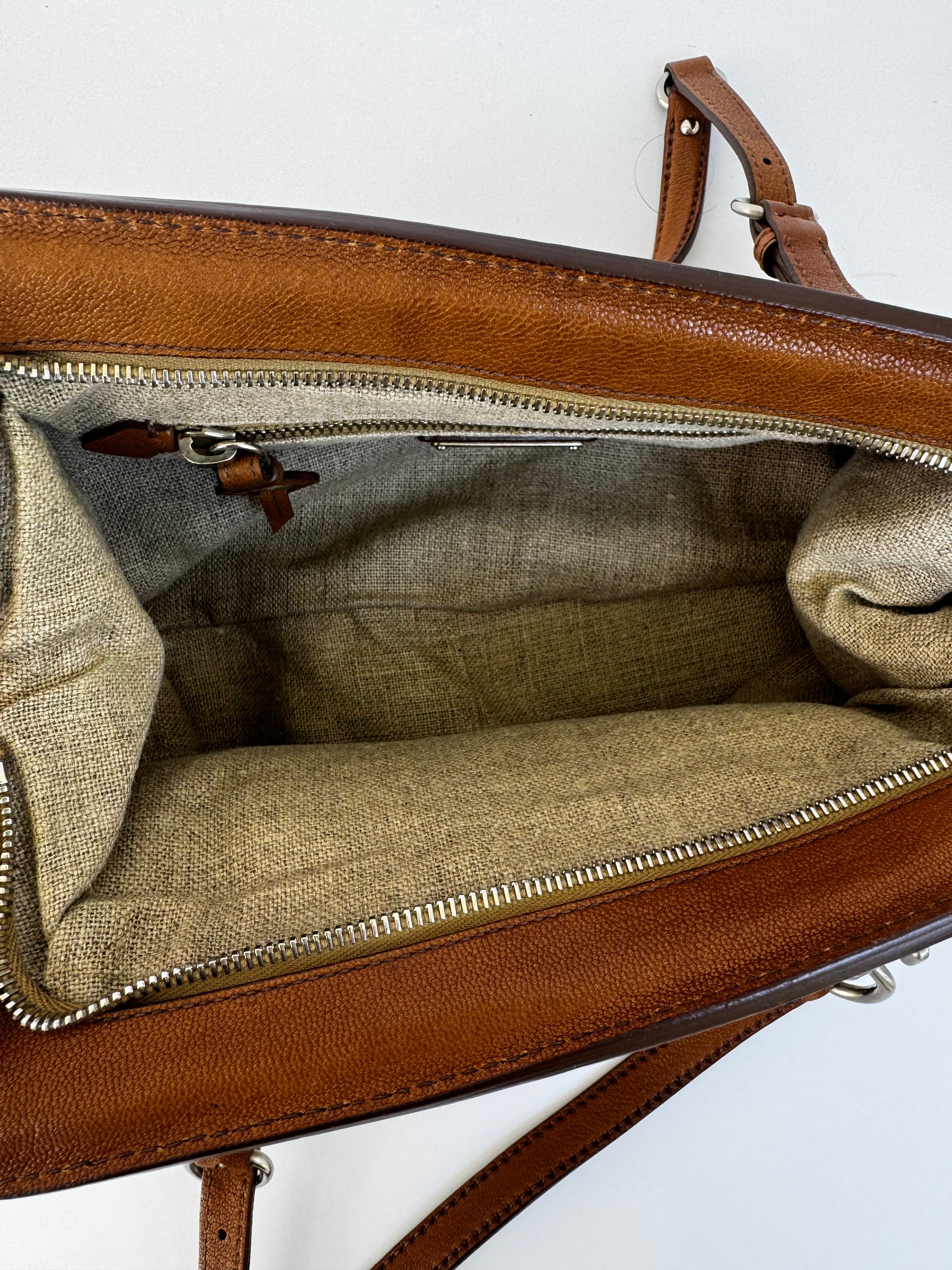 Miu Miu Woven Top Shoulder Bag