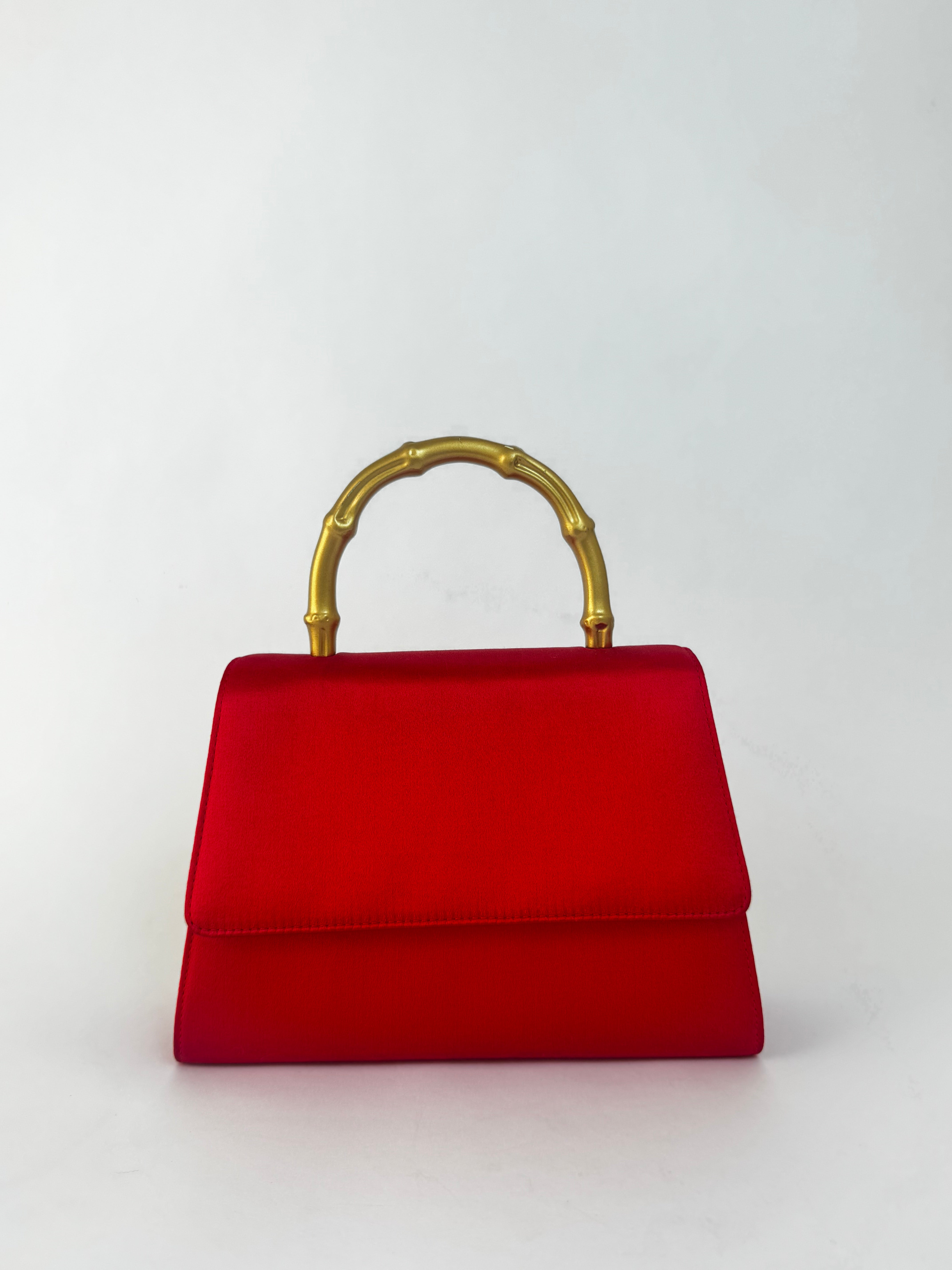 Gucci Satin Top Handle Bag