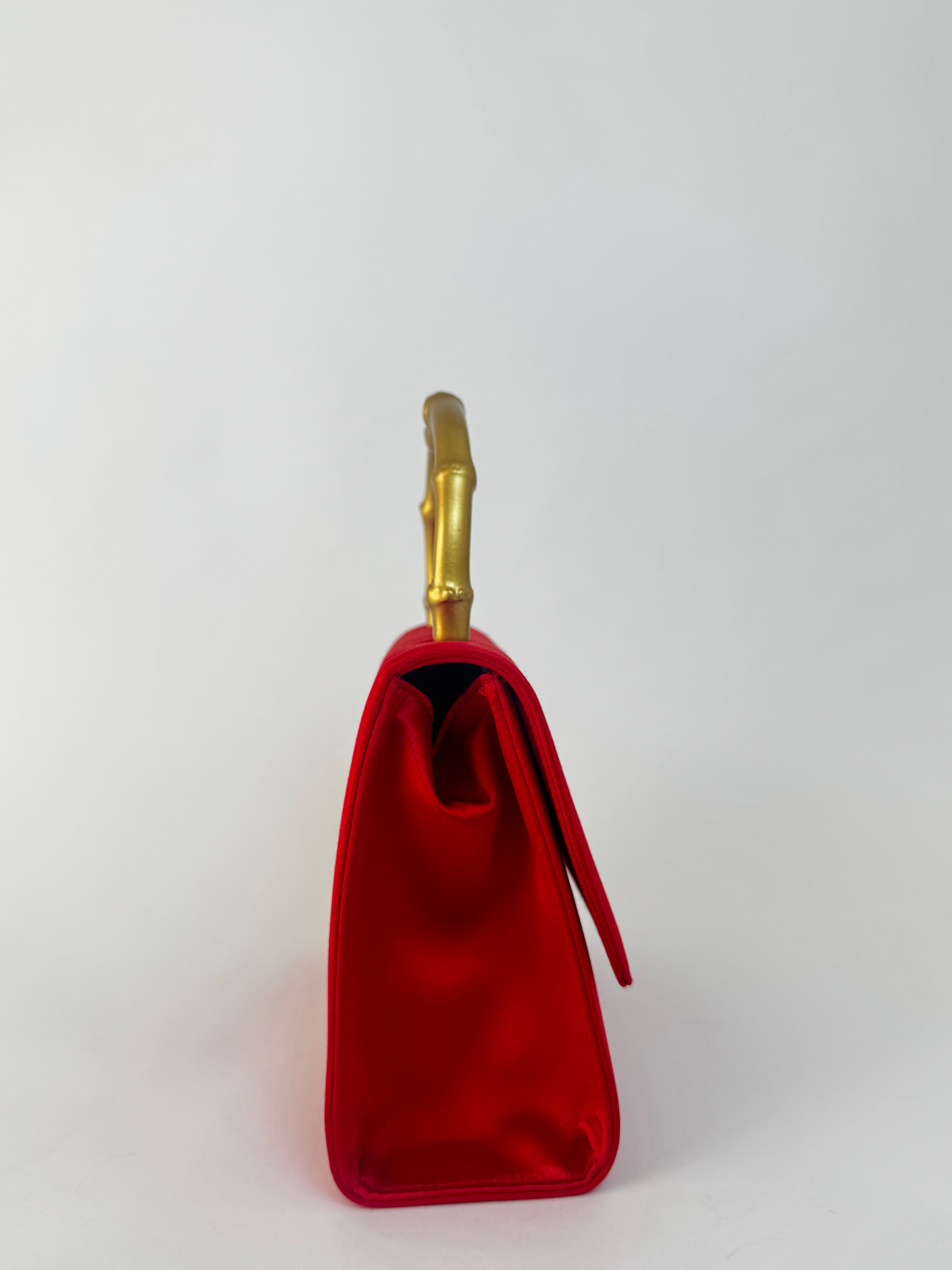 Gucci Satin Top Handle Bag