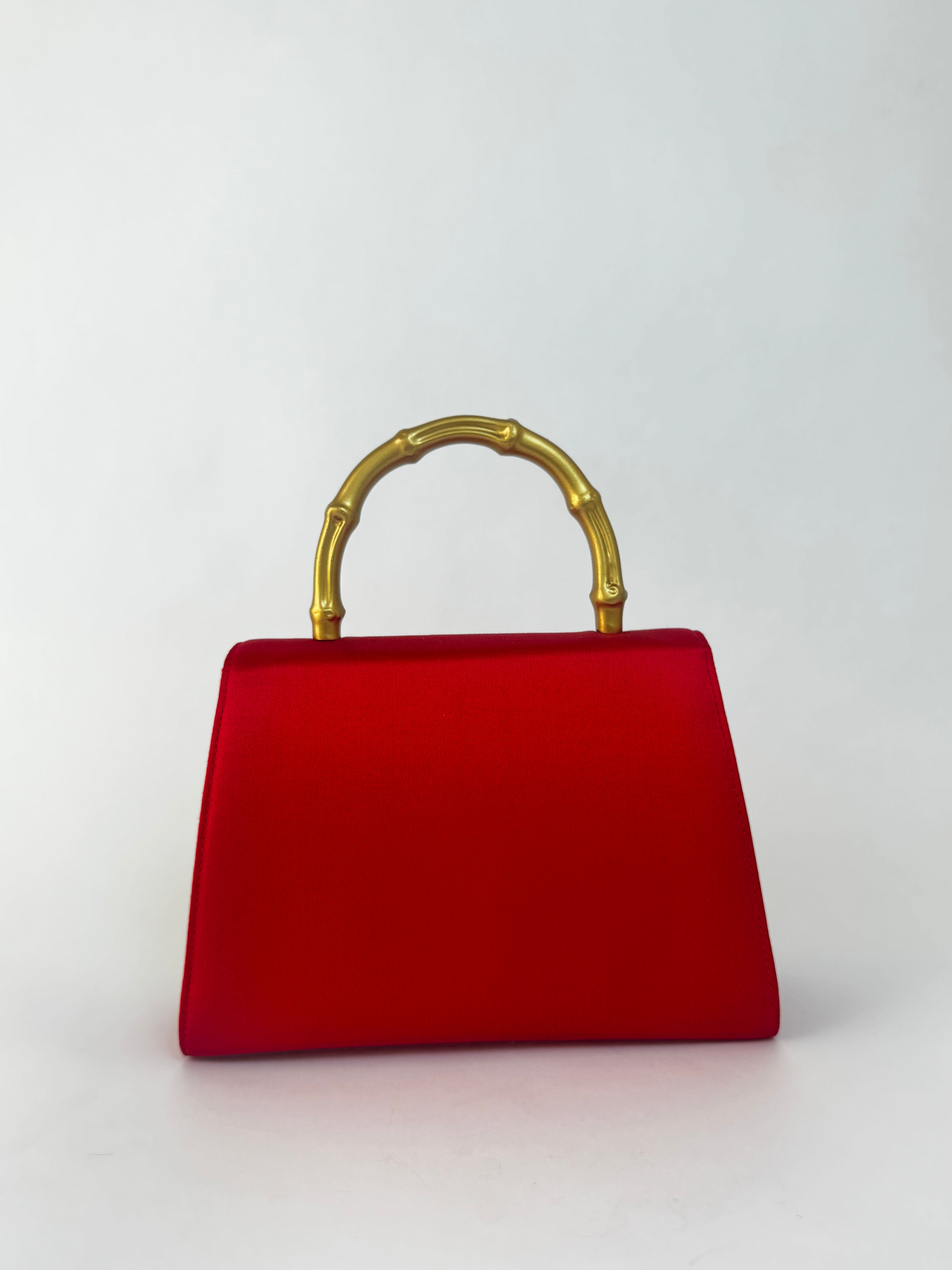 Gucci Satin Top Handle Bag